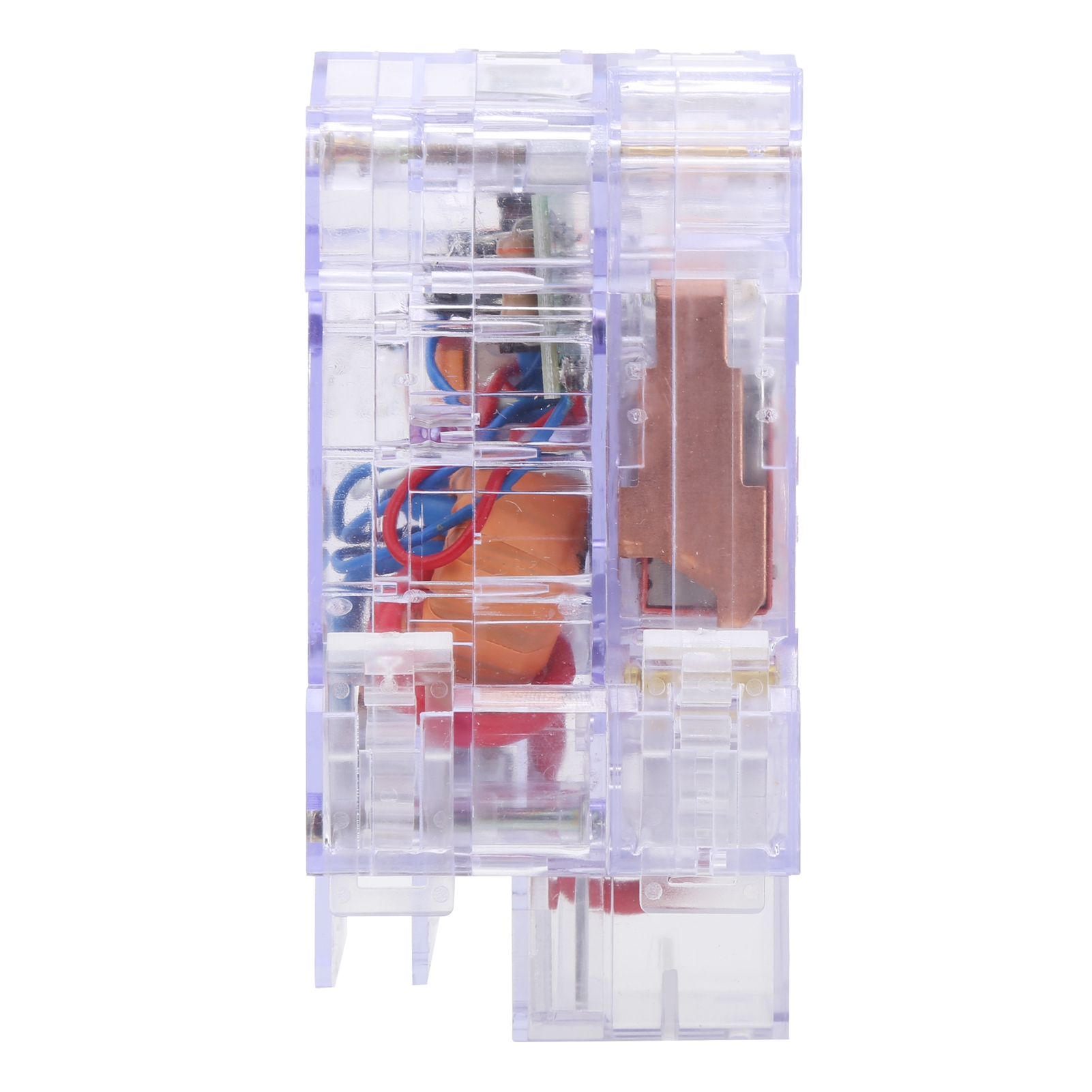 Miniatur-leistungsschalter Mit Transparentem Fehlerstromschutzschalter Dz47le‑63 C63 1p+n 663a 230v400v