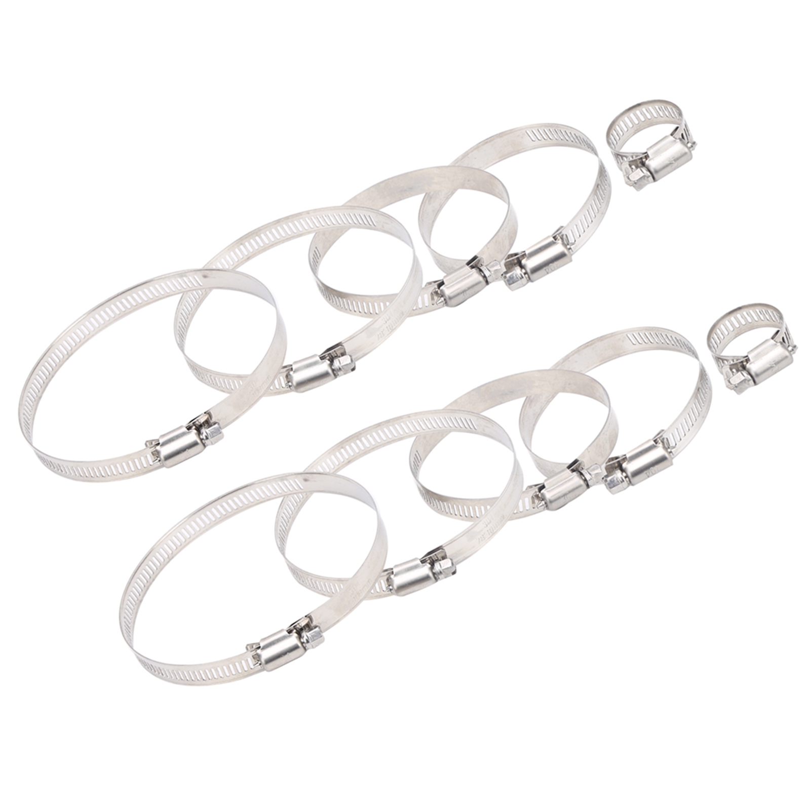 25-teiliges Schlauchschellen-set, Korrosionsbeständig, Edelstahl 304, Befestigungsklammern, Amerikanische Ausführung