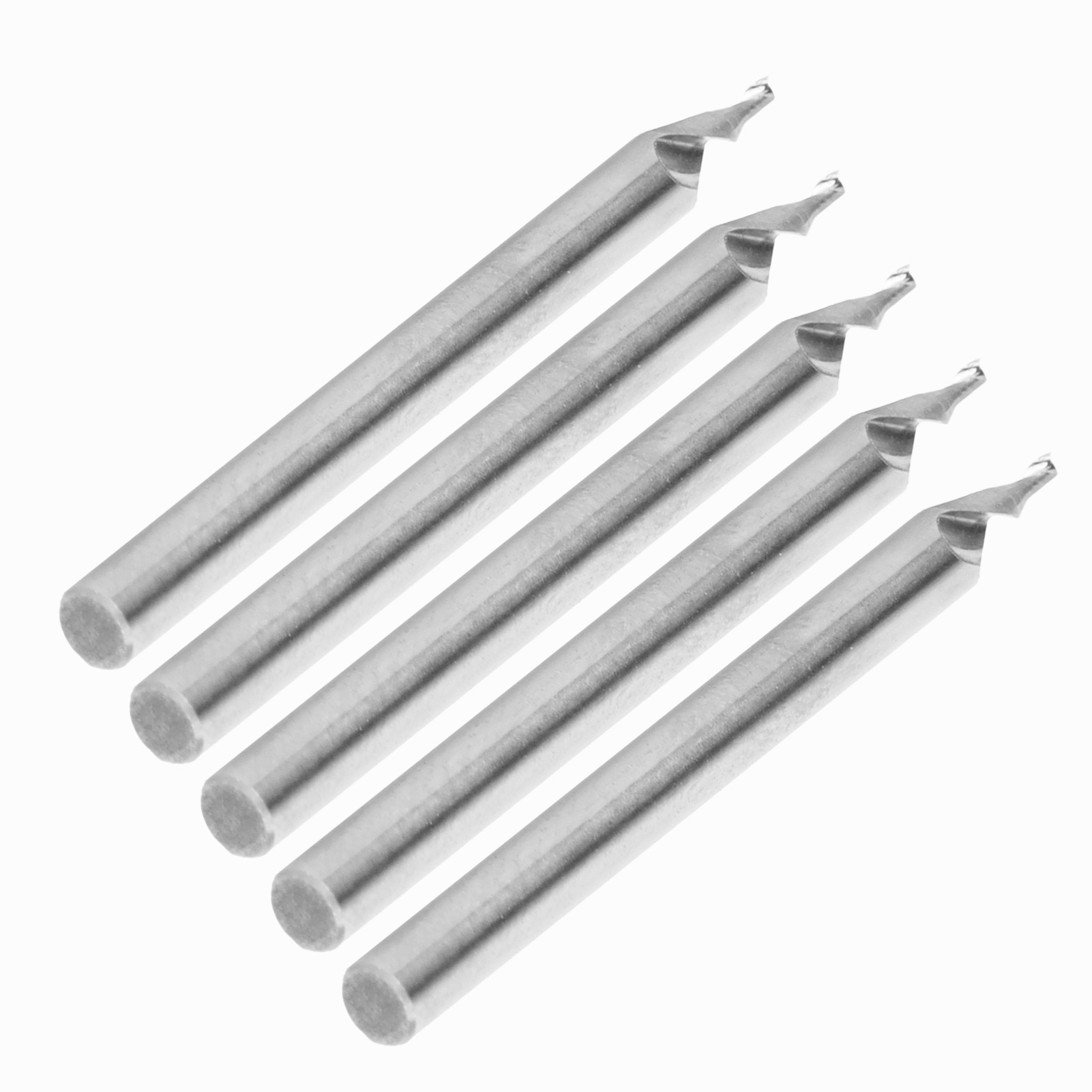 5 Stück Schaftfräser, Einschneidig, 3,175 X 1 X 2 Mm, Wolframstahl, Cnc-graviermaschinen-schneidwerkzeug Für Aluminium