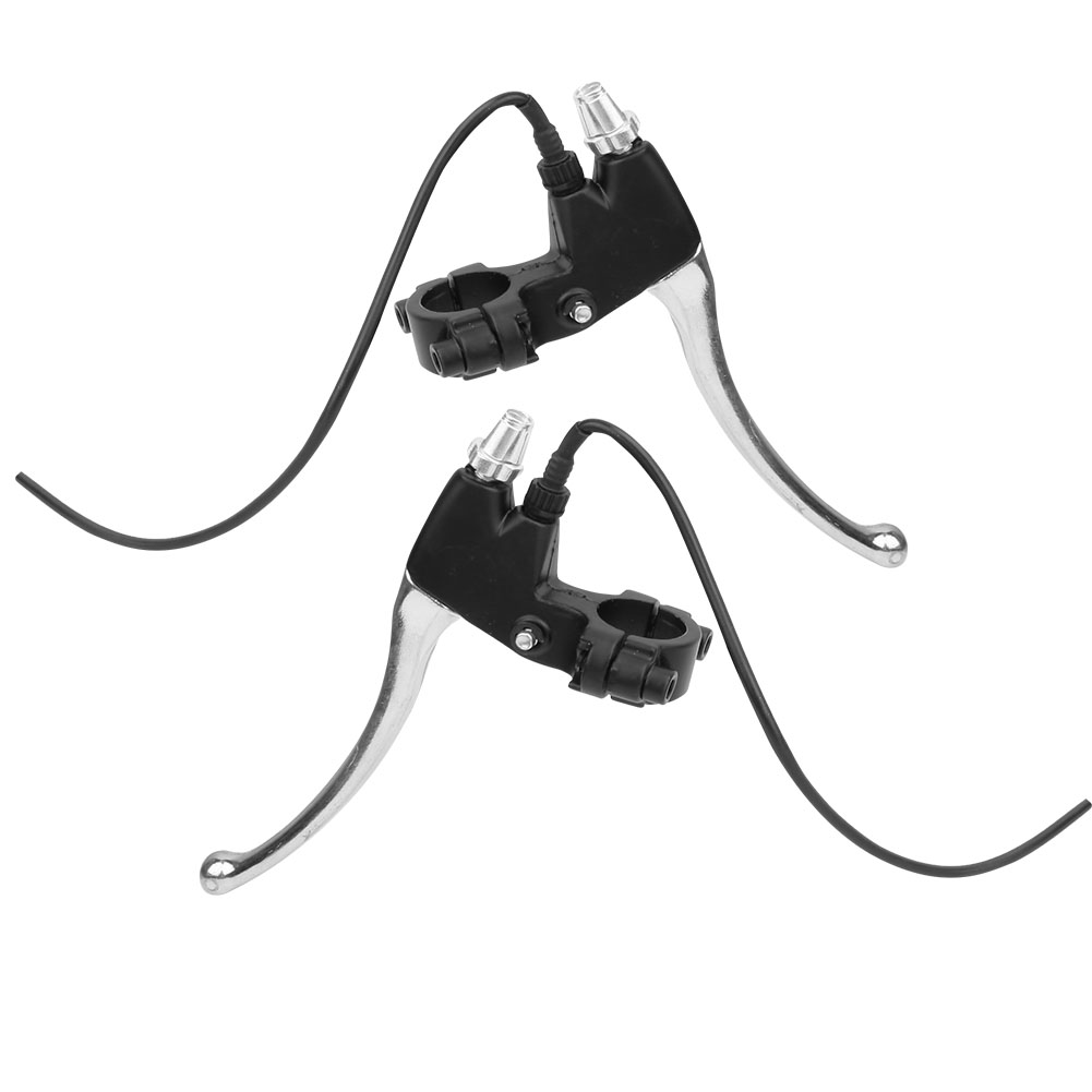 Paar Hinterradbremshebel-lenkergriffe Für Elektrofahrräder (silber & Schwarz)
