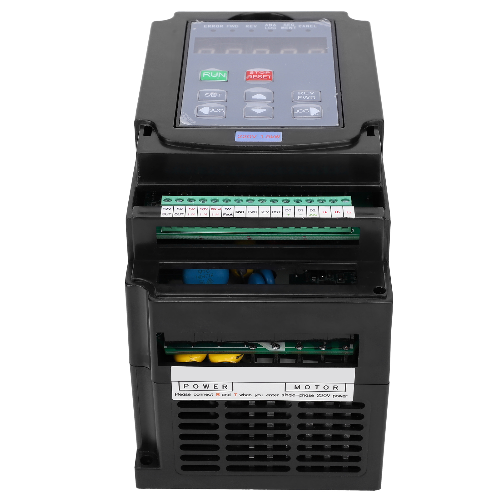 Frequenzumrichter, 1/3-phasiger Eingang Ac 180–250 V, 3-phasiger Ausgang 220 V, A2-8015, 1,5 Kw