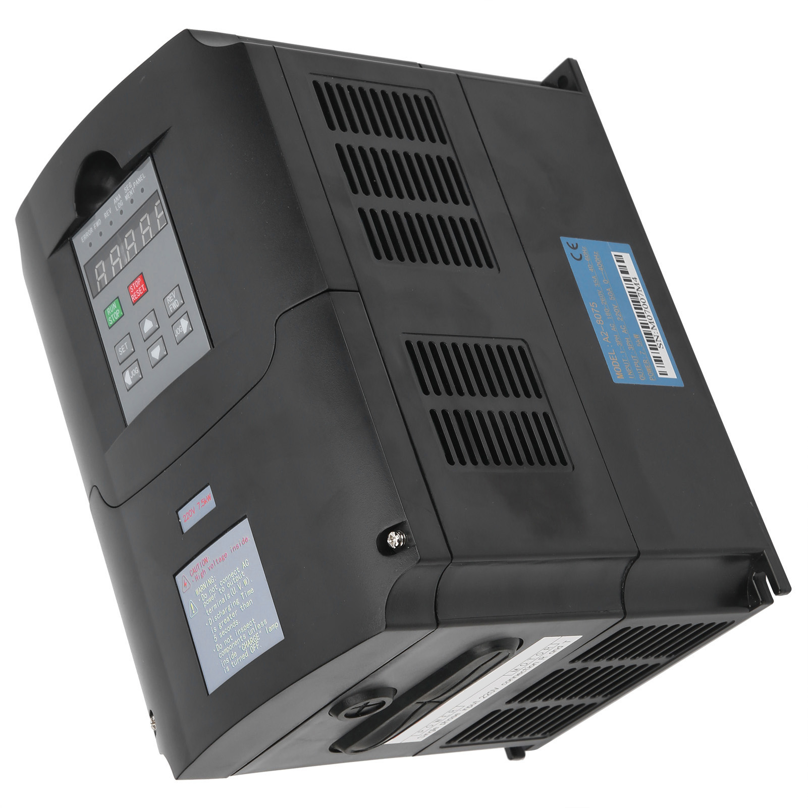 Frequenzumrichter Einphaseneingang Ac180–250 V, Dreiphasenausgang 220 V, Versorgung A2-8075