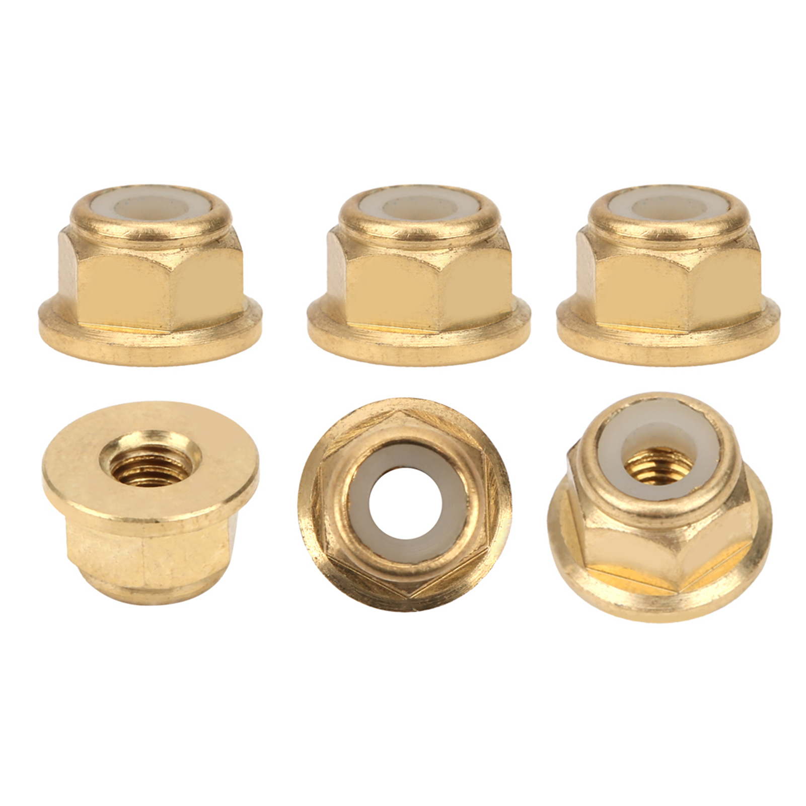 50-teiliges Flanschmuttern-set Aus Reinem Kupfer Mit Antirutsch- Und Antilock-funktion (m4)