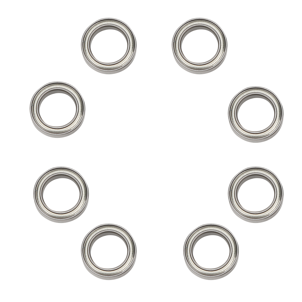 Stück 10x15x4mm Kugellager Passend Für Hpi Wr8 B021 St / Mt Rc-car Ersatzteile Zubehör Silber B030