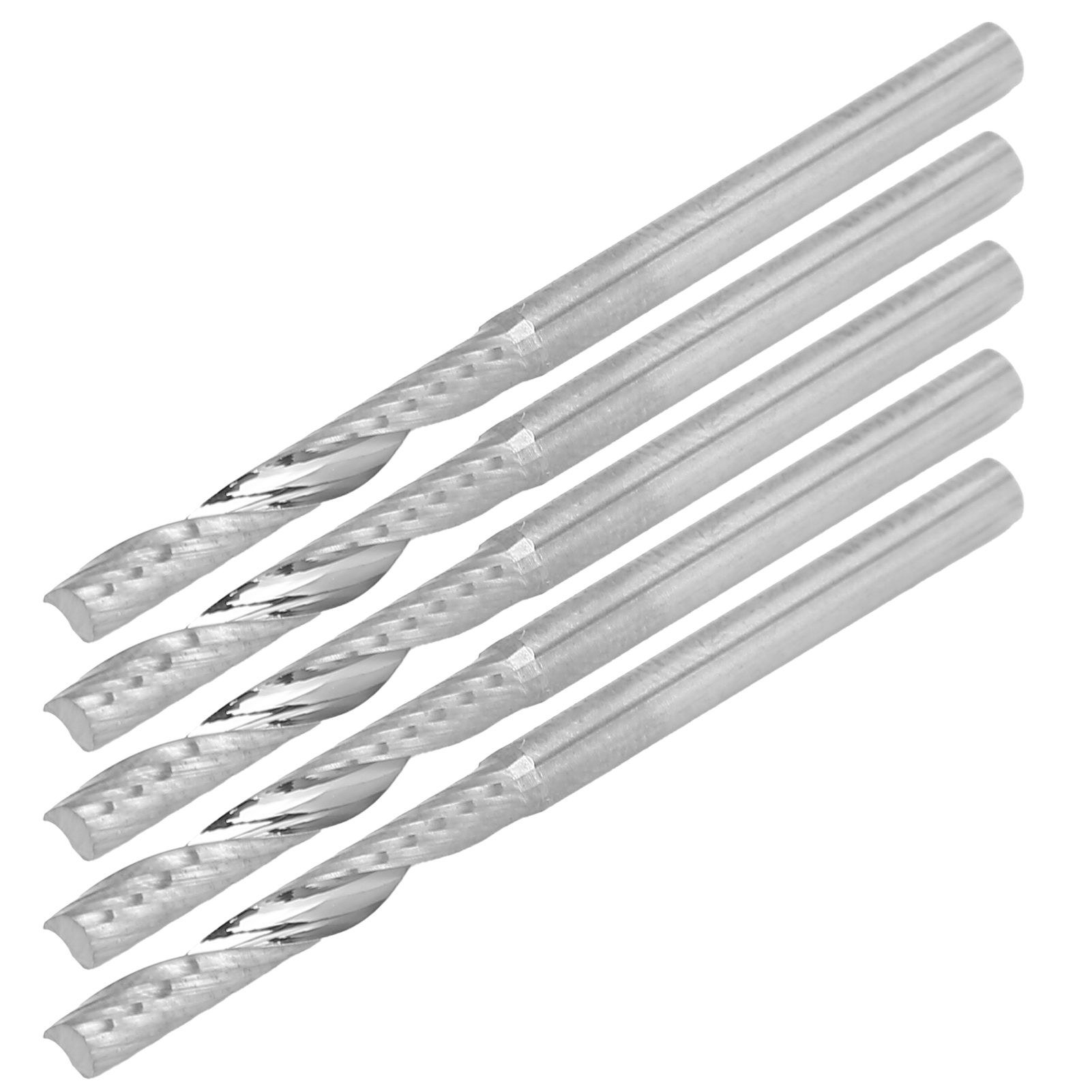 5 Stück Spiralfräser Aus Wolframstahl Für Holzbearbeitung, 3,175 X 22 Mm