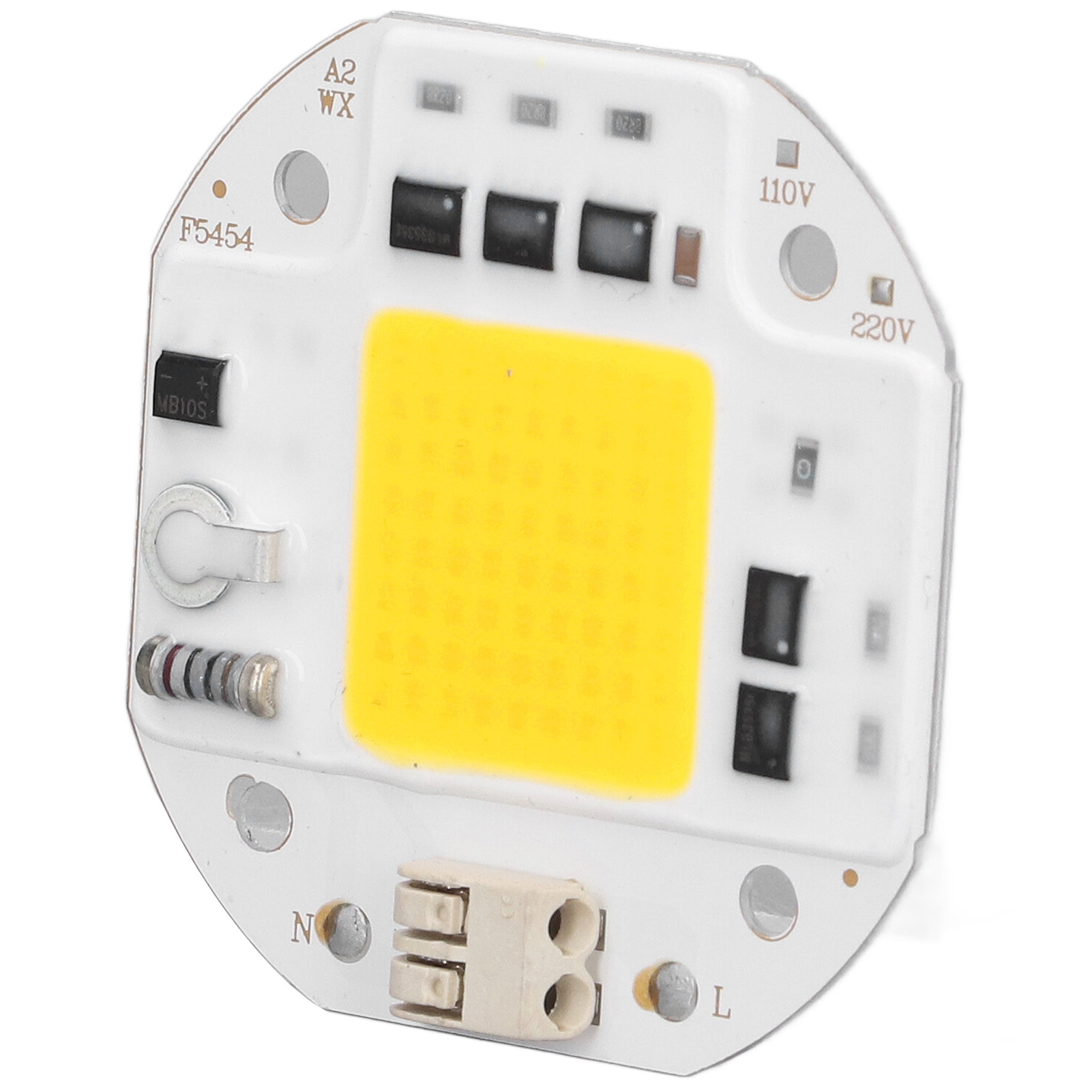 Cob-lampenperlen, Hochleistungs-led-chip, Hohe Helligkeit, Treiberlos, Für Diy-lampen, Flutlicht, Innenbeleuchtung, 220 V, 100 W, Warmweiß (2800 K–3500 K)