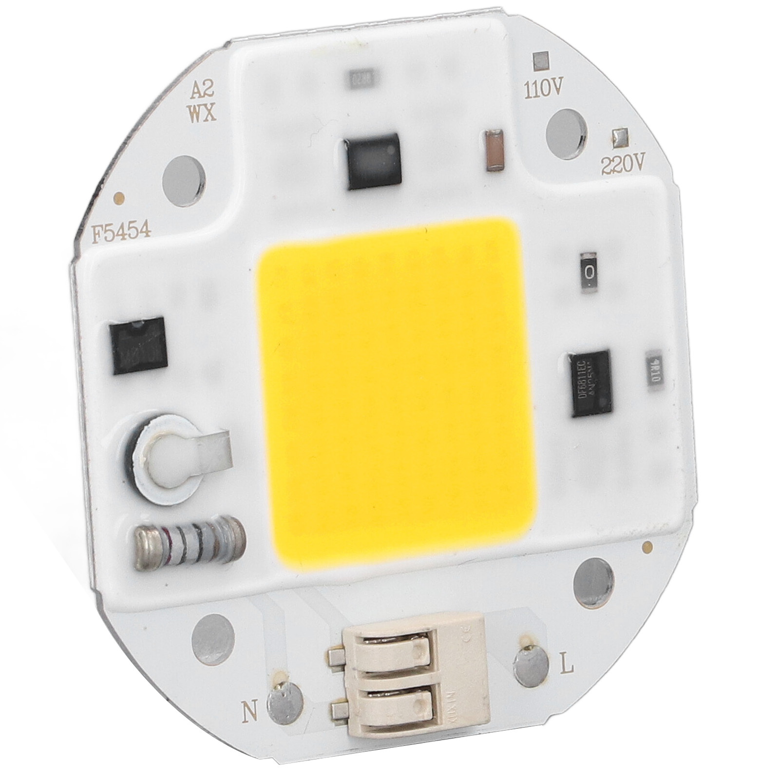 Cob-lampenperlen, Hochleistungs-led-chip, Hohe Helligkeit, Treiberlos, Für Diy-lampen, Flutlicht, Innenbeleuchtung, 220 V, 50 W, Warmweiß (2800 K–3500 K)