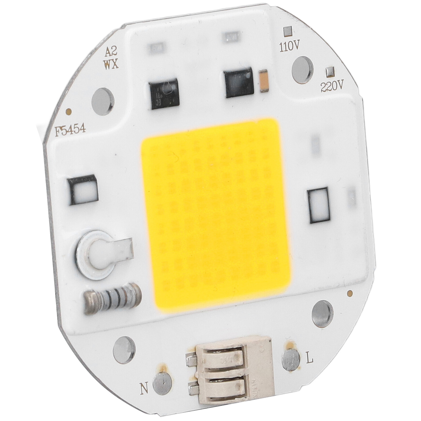 Cob-lampenperlen, Hochleistungs-led-chip, Hohe Helligkeit, Treiberlos, Für Diy-lampen, Flutlicht, Innenbeleuchtung, 220 V, 70 W, Warmweiß (2800 K–3500 K)