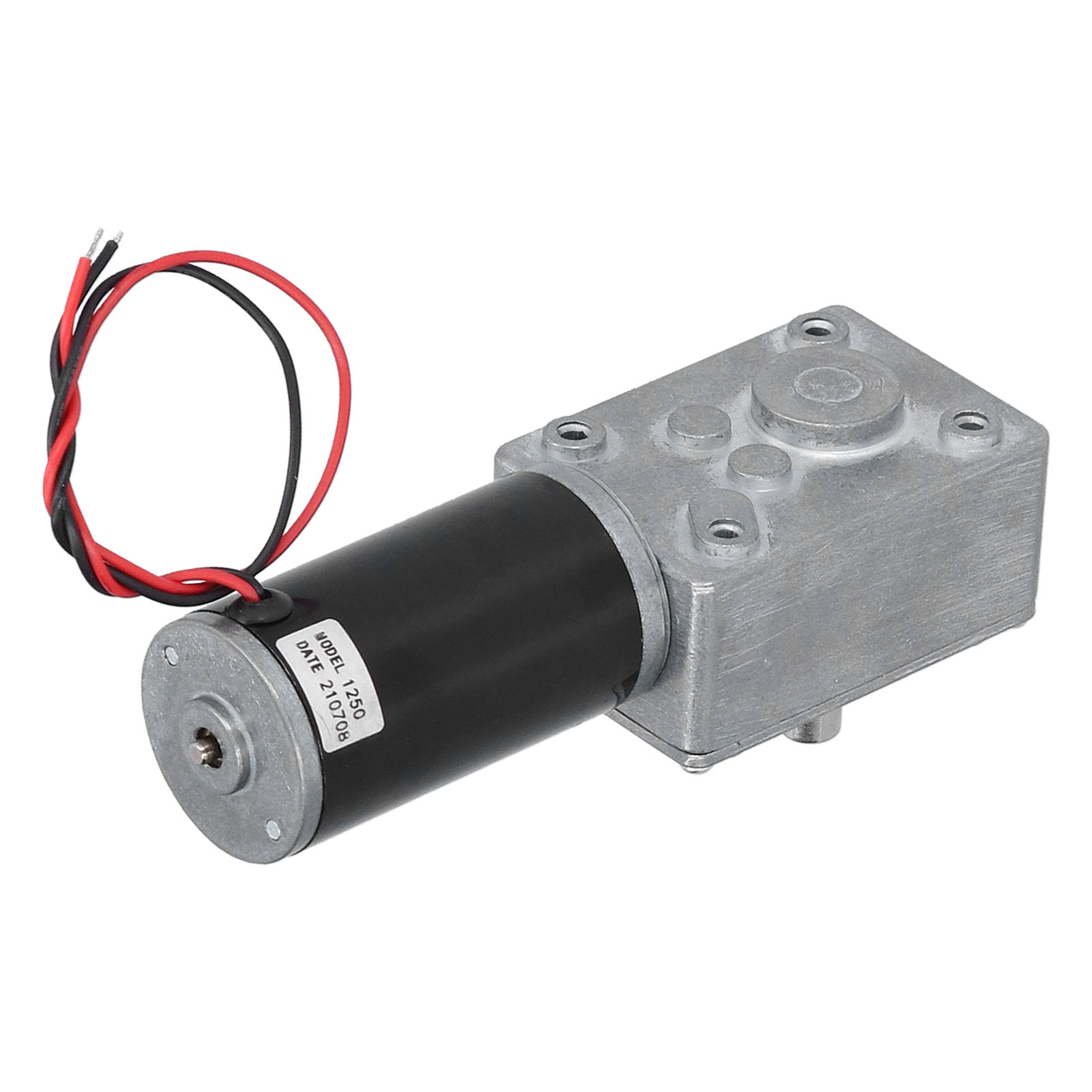 Schneckengetriebemotor, Selbsthemmende Turbine, Elektrische Untersetzungsmaschine Aus Aluminium-druckguss, 12 V, 80 U/min