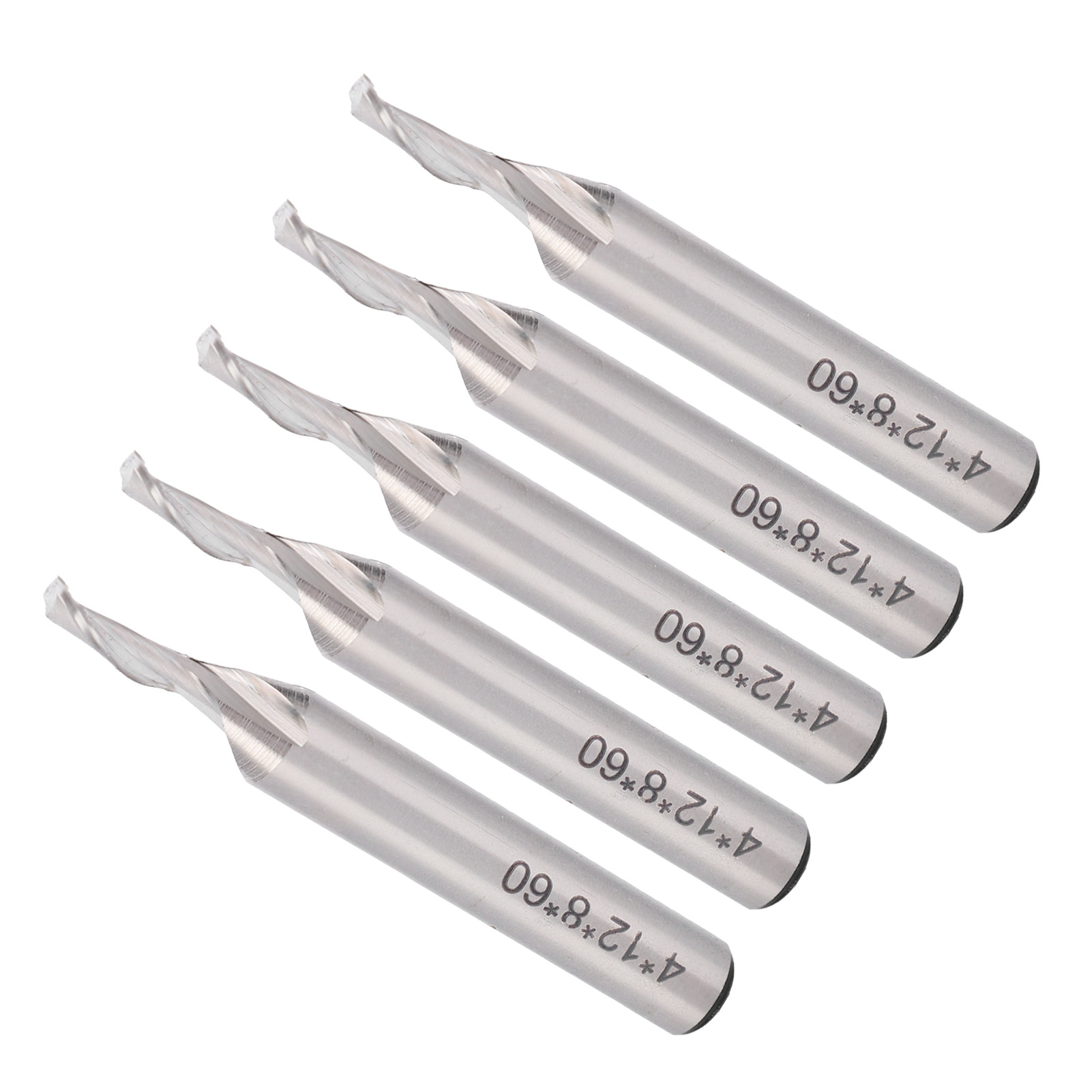 5 Stück 8-mm-fräser, Gravierfräser, Schaftfräser Aus Wolframstahl