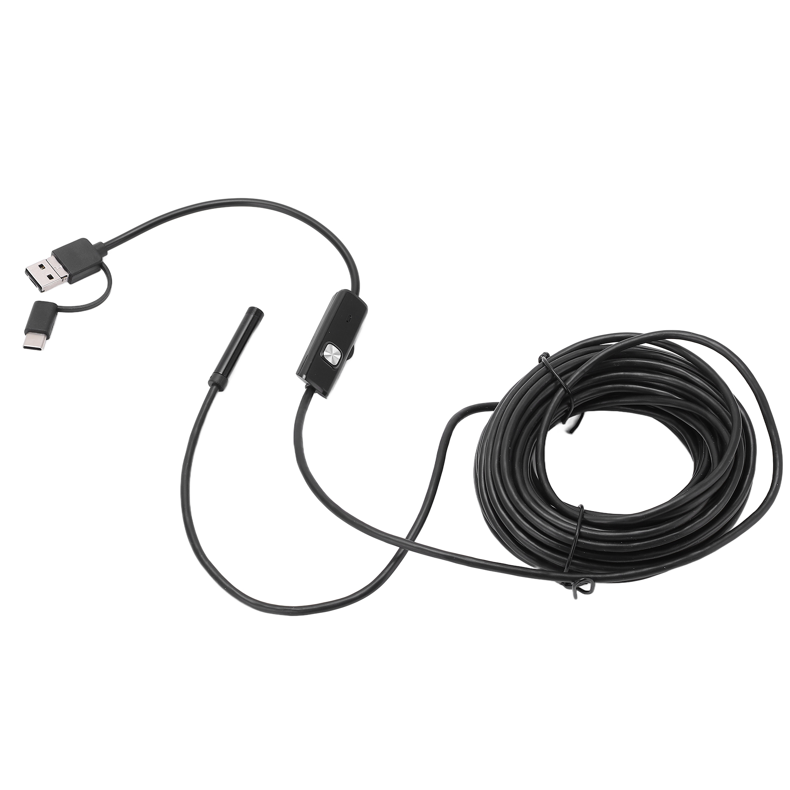 An100-7 7,0 Mm Industrie-endoskop Mit Flexiblem Kabel, 3-in-1-hd-schlangenkamera, Robust Und Wasserdicht, 2 M