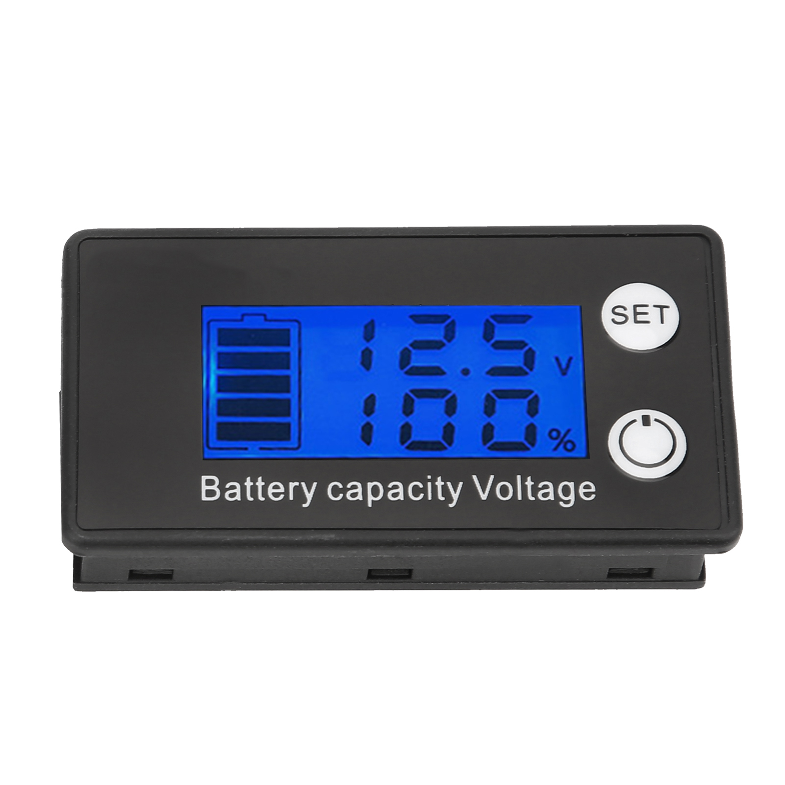 Lcd-batteriemessgerät Mit 2-draht-prozentanzeige Und Spannungsanzeige Für Lithium-blei-säure-batterien Bis 768 V (blaue Digitale Hintergrundbeleuchtung)