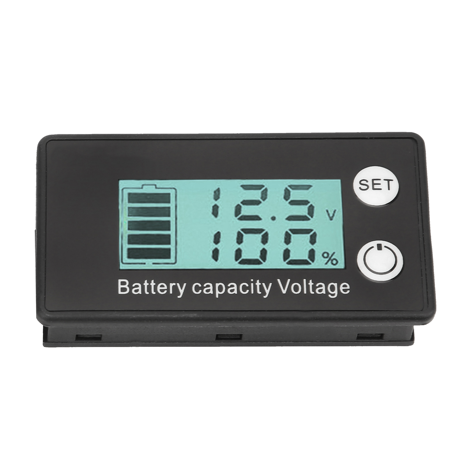 Lcd-batteriemessgerät Mit 2-draht-prozentanzeige Für Lithium-blei-säure-batterien Bis 768 V (weiße Digitale Hintergrundbeleuchtung)