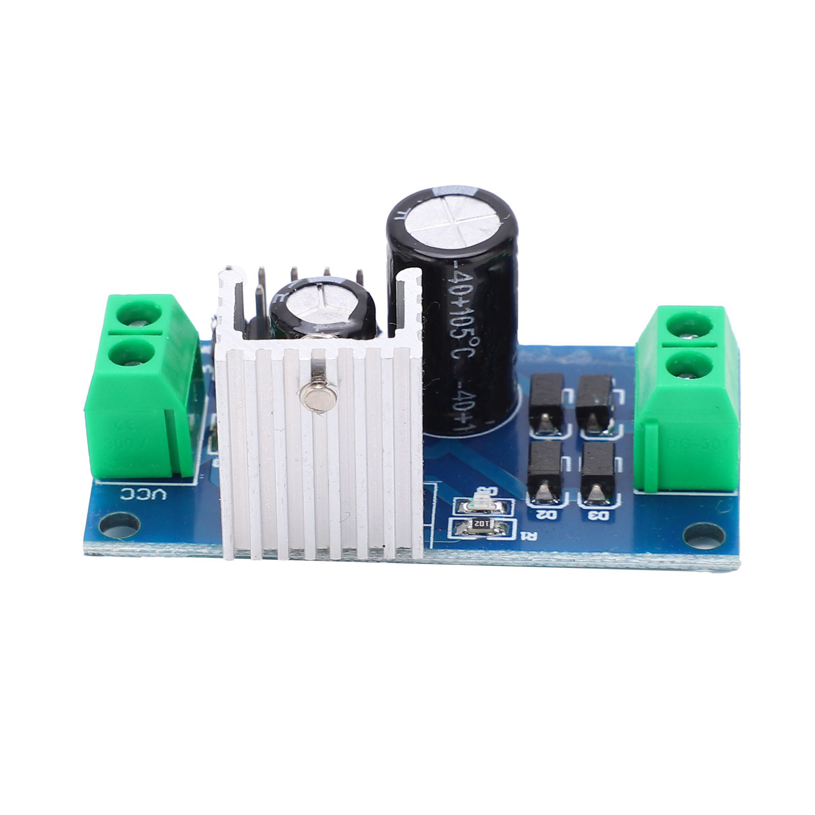 Stabilisiertes Netzteilmodul 3-polige Leiterplatte Zur Spannungsstabilisierung 12 V 1,2 A L7812 Lm7812