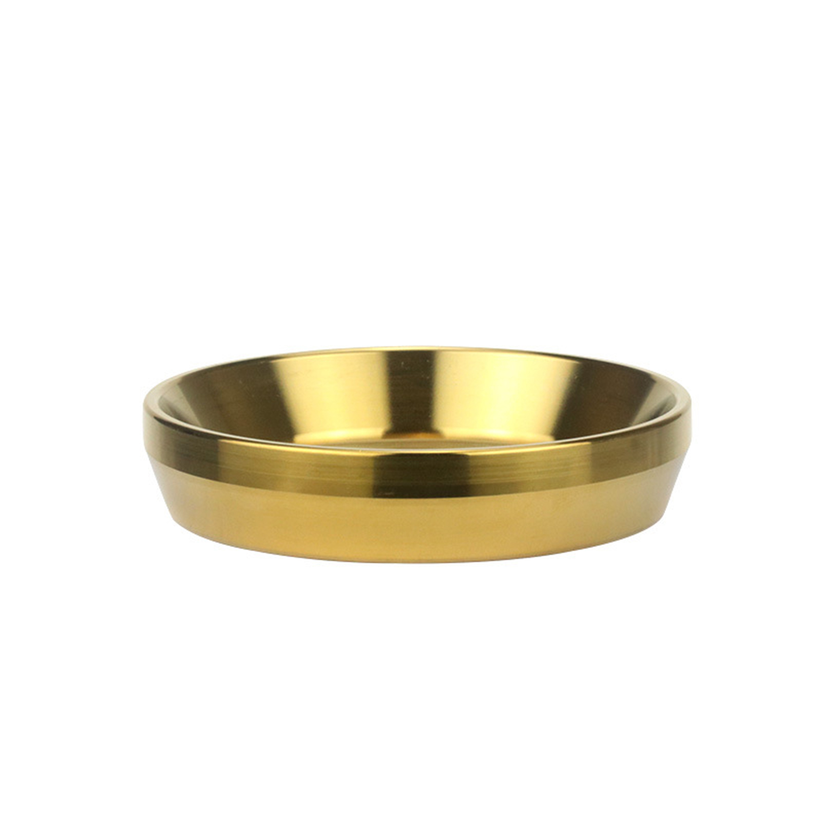 Staubfreier Dosiertrichter, Universelle Dosierringe Aus Aluminiumlegierung, Für Zuhause Und Cafés, 58 Mm/2,3 Zoll, Titanfarben