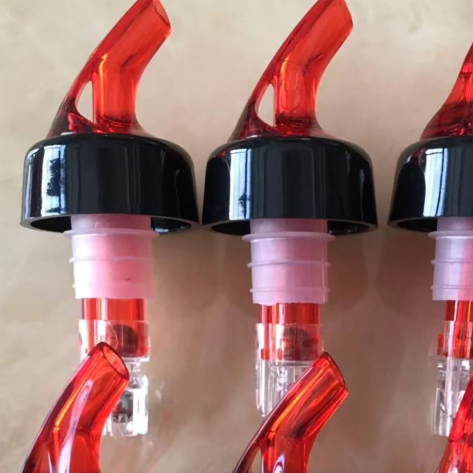 6er-pack Flaschenausgießer Aus Lebensmittelechtem Kunststoff, Flaschendüse, Barzubehör Für Wein, Cocktails Und Rotwein