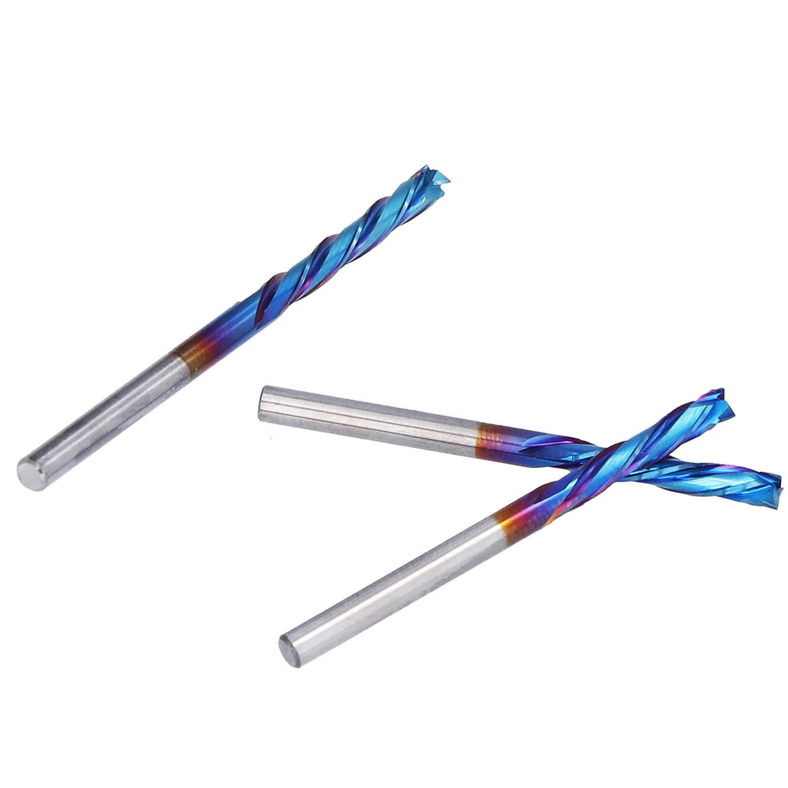 3-teiliges Schaftfräser-set Aus Wolframstahl, Langlebig, Verschleißfest, Vielseitig Einsetzbar, Cnc-fräser Für Acryl Und Holz