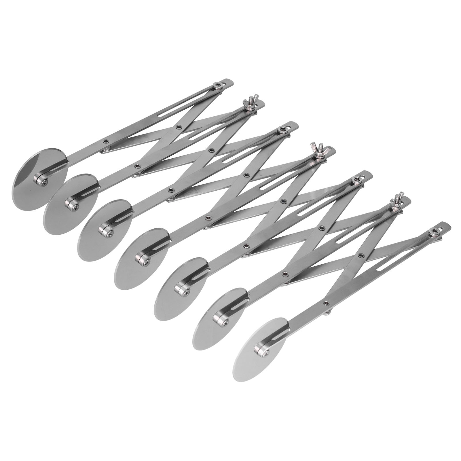 Teigroller Aus Edelstahl Mit Mehreren Rädern, Teiler Für Kekse, Gebäck, Pizza, Backwerkzeuge, 7 Räder