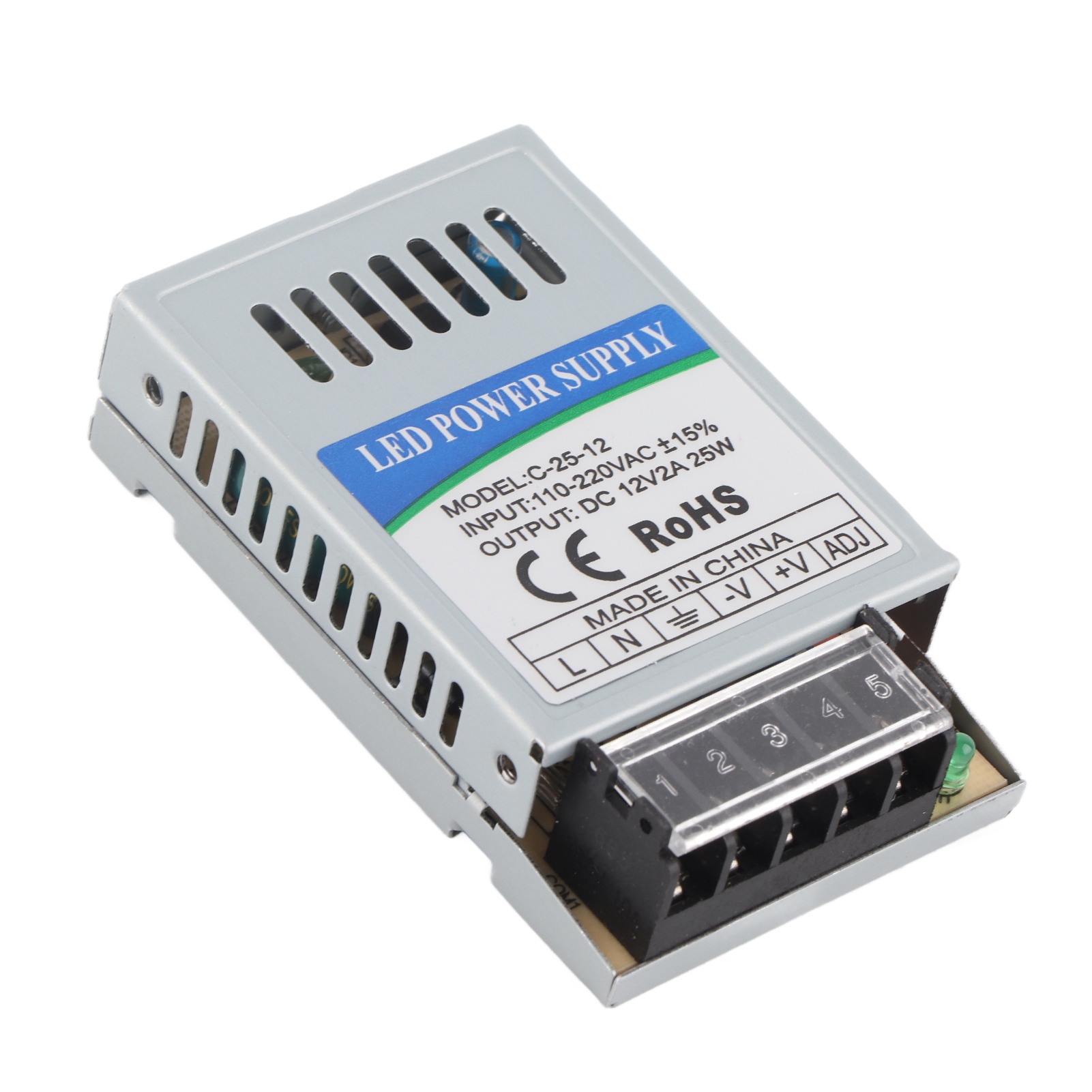 25w 12v Professionelles Led-netzteil, Wasserdichtes Schaltnetzteil, Ac110/220v