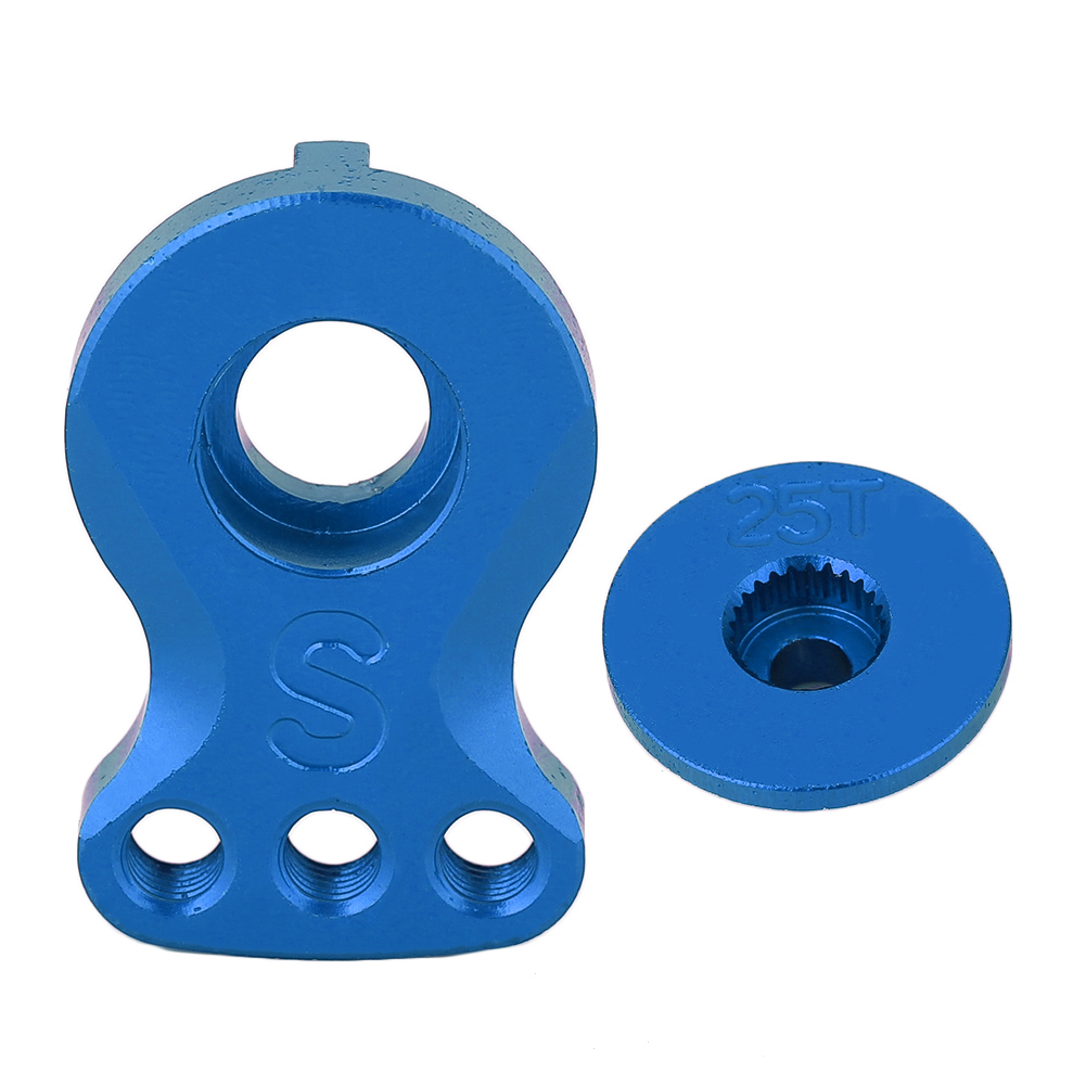 25t Puffer-metall-stahl-ringzahnradarm Für 1/10 1/8 Rc-fahrzeuge (s-modell) (n10220nb Blau)