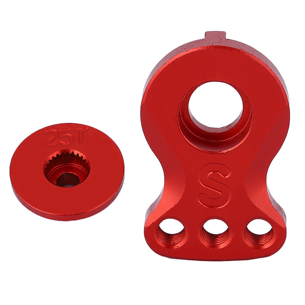 25t Puffer-metall-stahl-ringzahnradarm Für 1/10 1/8 Rc-fahrzeuge (s-modell) (n10220r Rot)