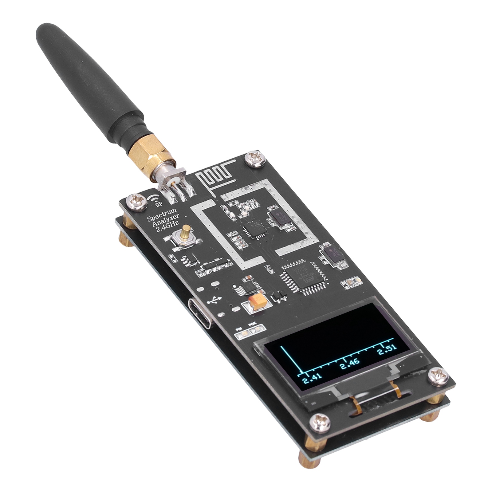 Spektrumanalysator 2,4 Ghz Mini 2,4 Ghz Typ B Zubehör Mit Antenne Und Batterie