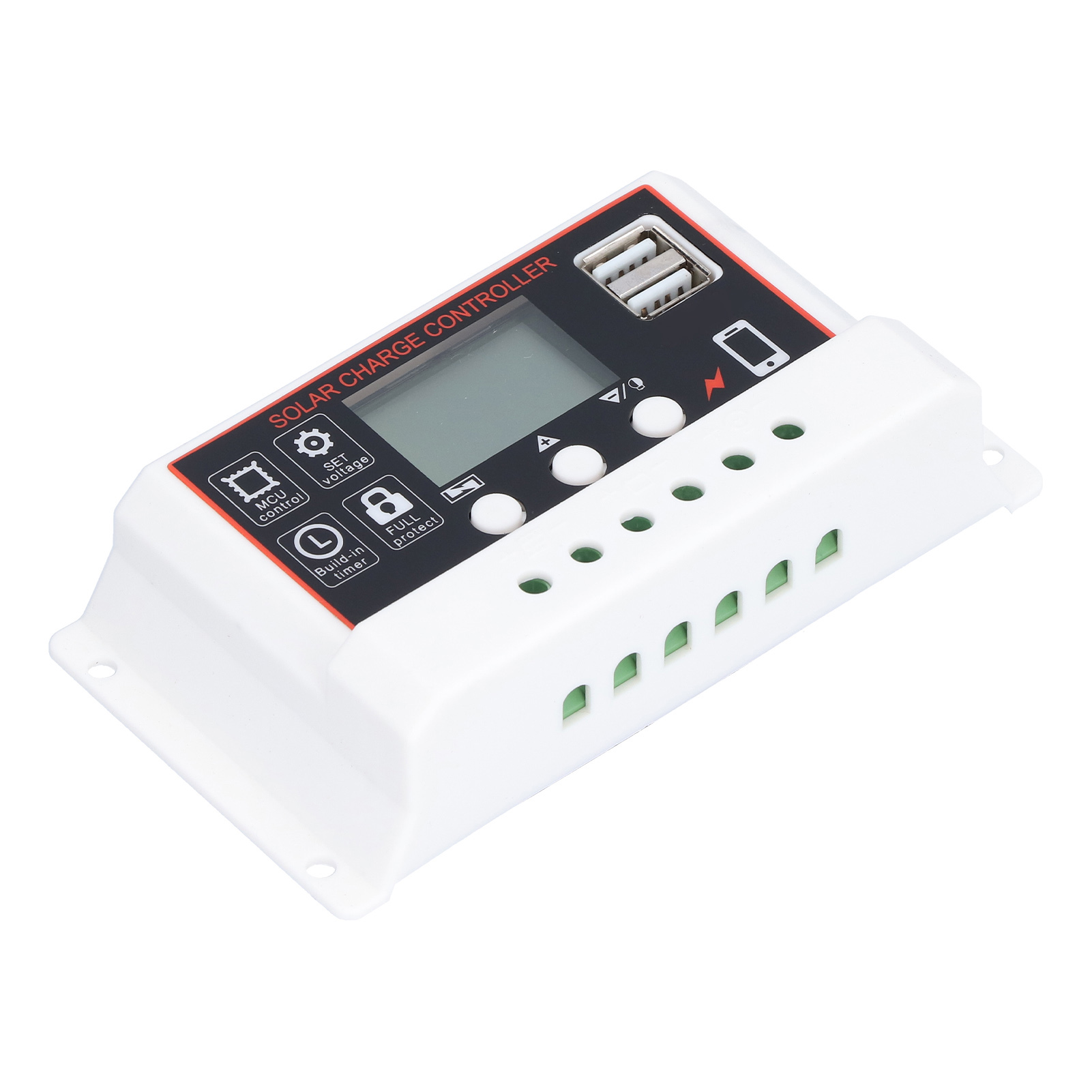 Batterie-solar-laderegler, Lithium-laderegler, Einfache Schutzfunktion, Photovoltaik-laderegler, 30 A