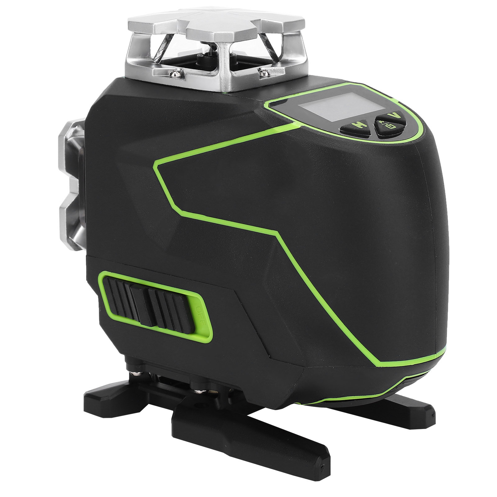S04cg Bluetooth-wasserwaage Mit Grünem Lichtstrahl, 16 Linien, Horizontal Und Vertikal Nivellierbar, Eu 100–240 V