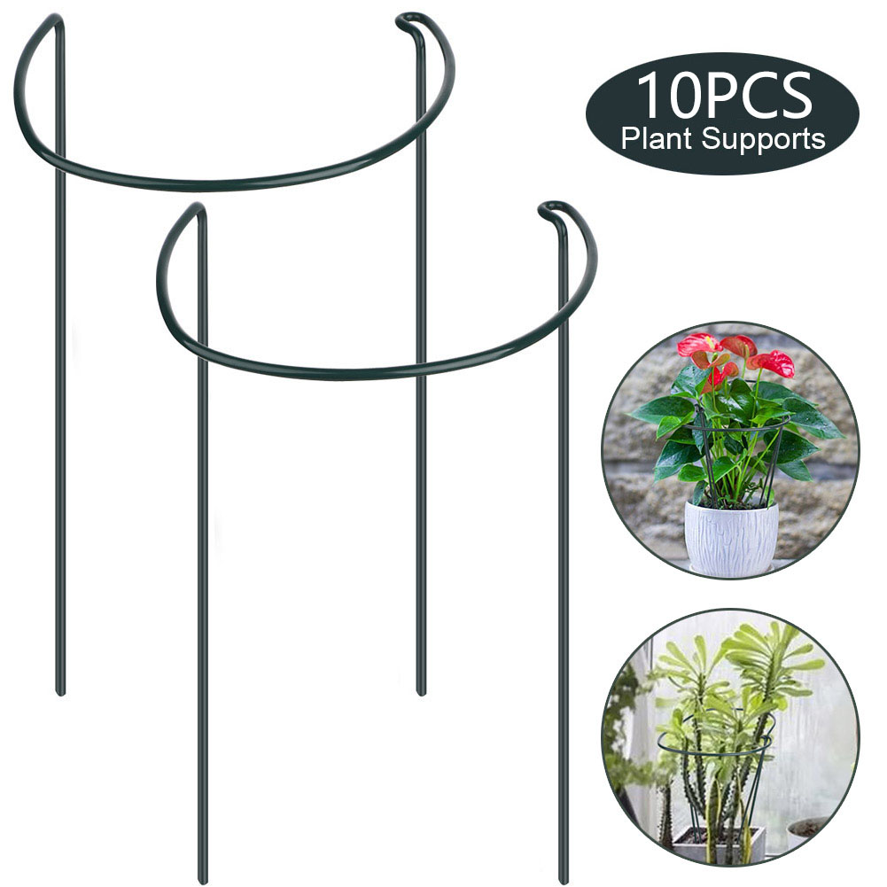 Pflanzenstütze, Pflanzenstab, Halbrunder Pflanzenstützring, Gartenblumenstütze, Pflanzenstützstäbe Für Zimmerpflanzen