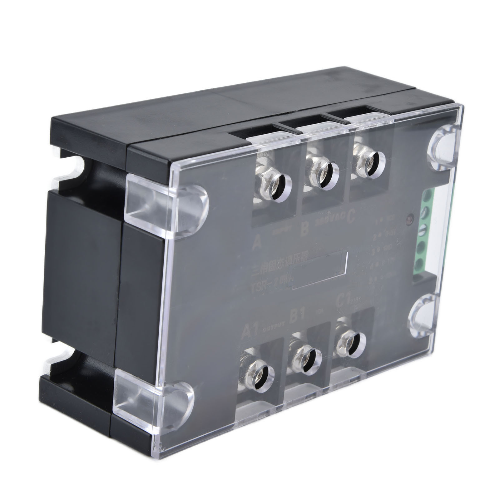 Festkörper-spannungsregler-thyristor 3-phasen-temperaturdimm-steuergerät 380vactsr-20wa-s Ohne Kühlkörper