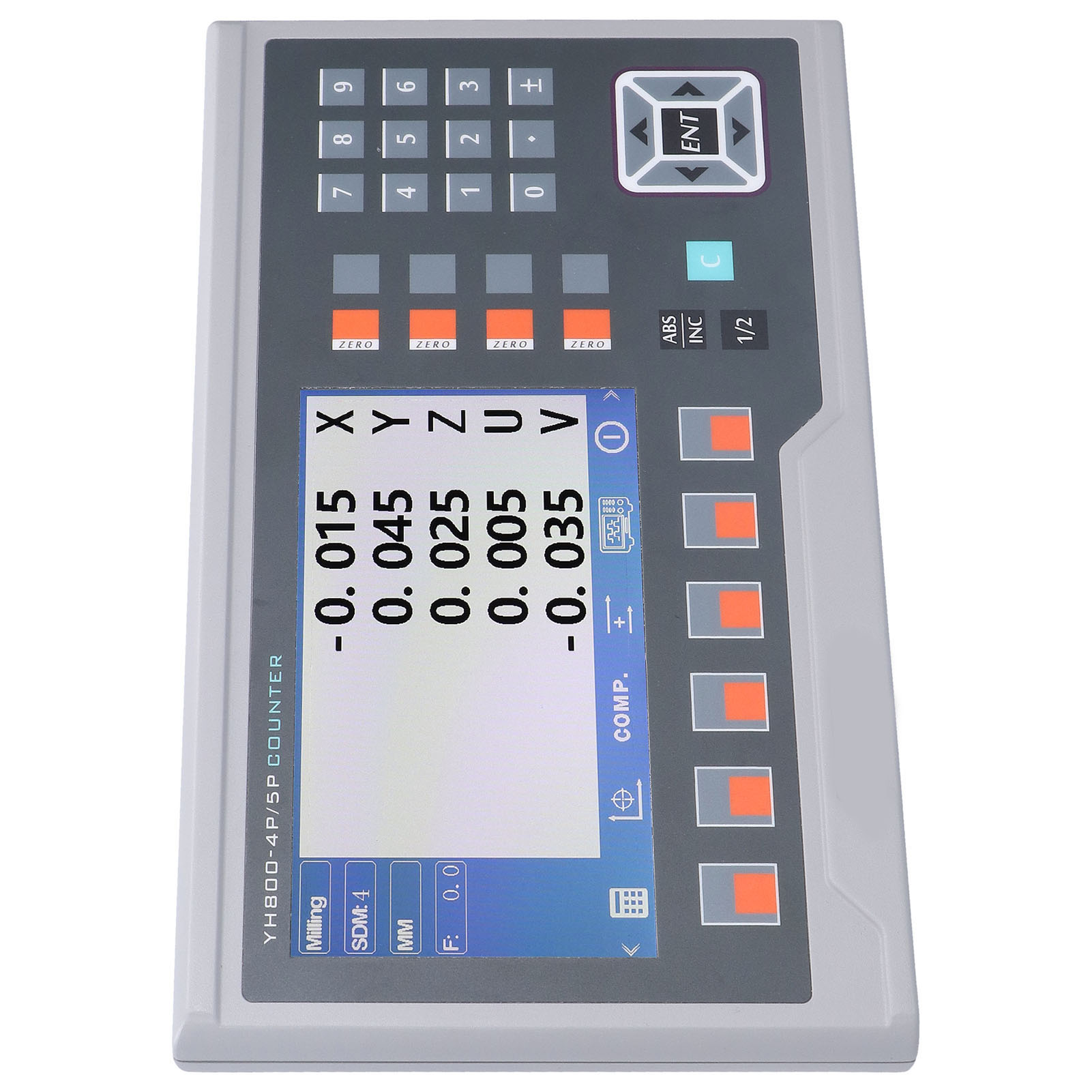 Drehmaschinen-lcd-linear-encoder-digitalanzeige, 5-achsen-fräsen, 15 W, Ac 80–260 V, Eu-stecker