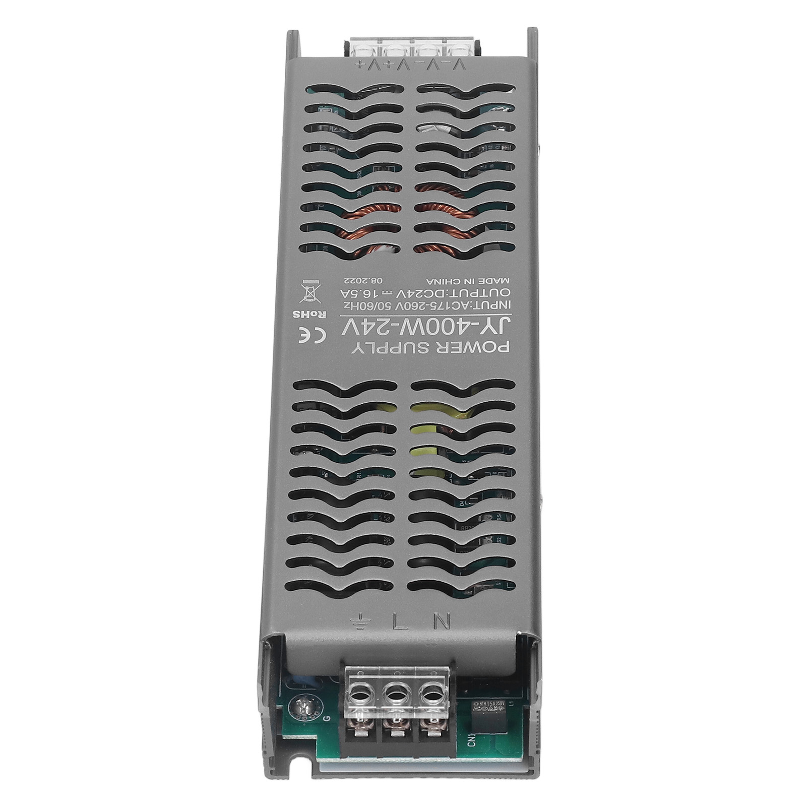 Led-treiber 400 W Dc 24 V Ip20 Schutzart Schnelle Wärmeableitung Led-transformator Led-leistungstreiber Ac 175–260 V