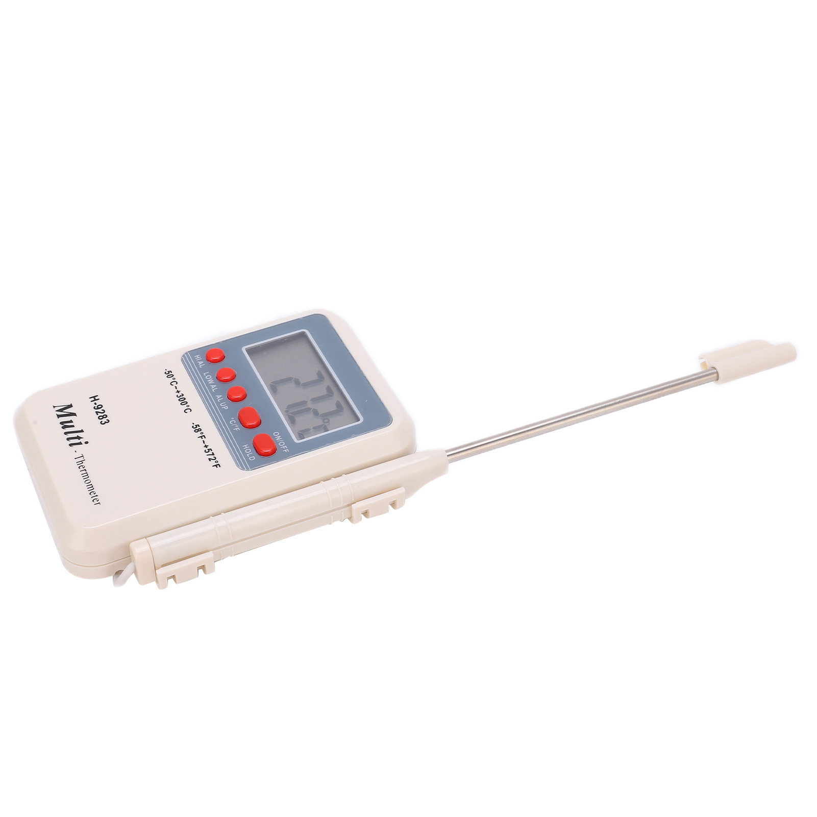 H 9283 Lebensmittelthermometer Mit Sonde, Elektronisches Temperaturmessgerät Für Küche Und Haushalt, Labor
