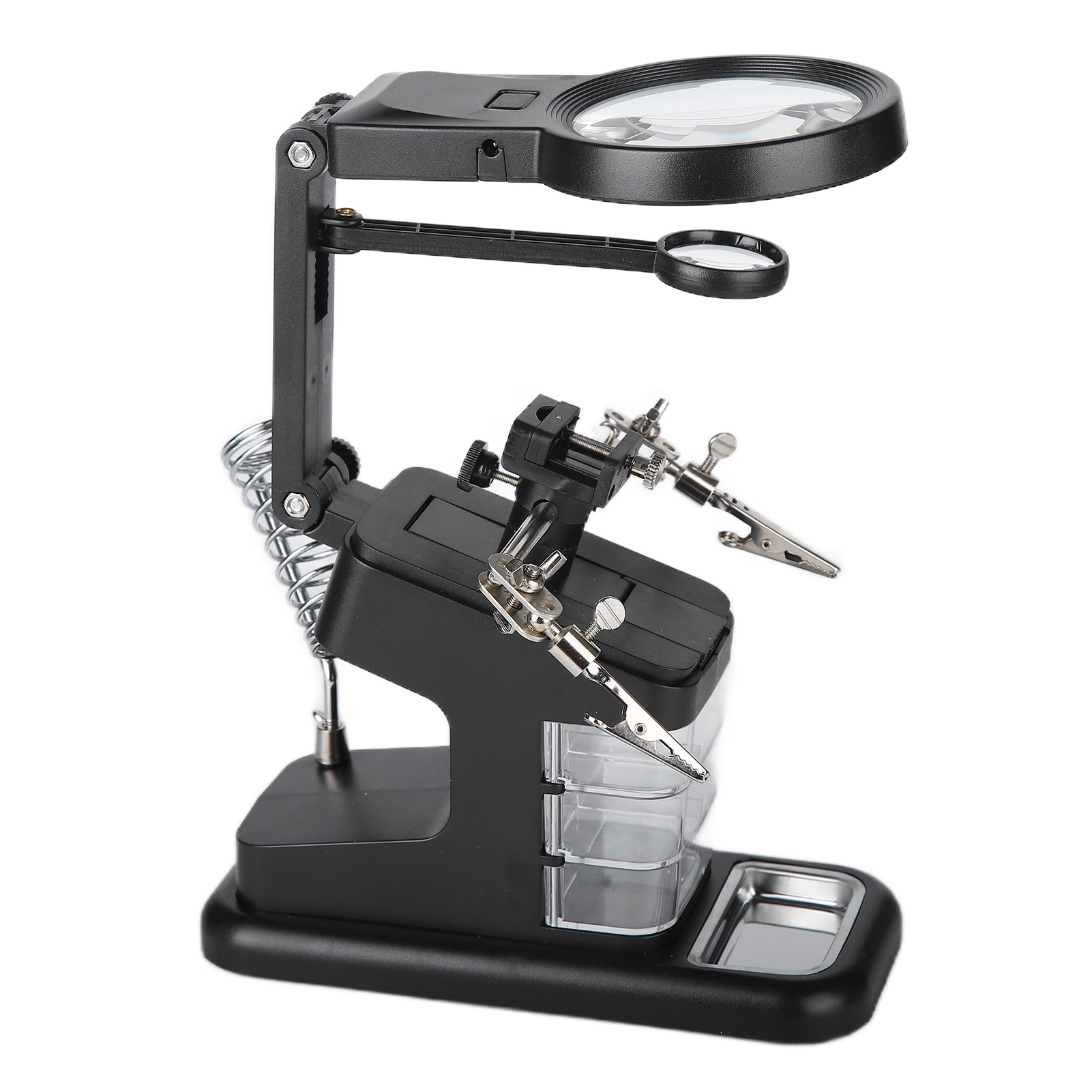 Th-7026 Tischlupe Mit 10 Leds, Schweißlupe, Reparaturwerkzeug, 3x / 4,5x / 25x