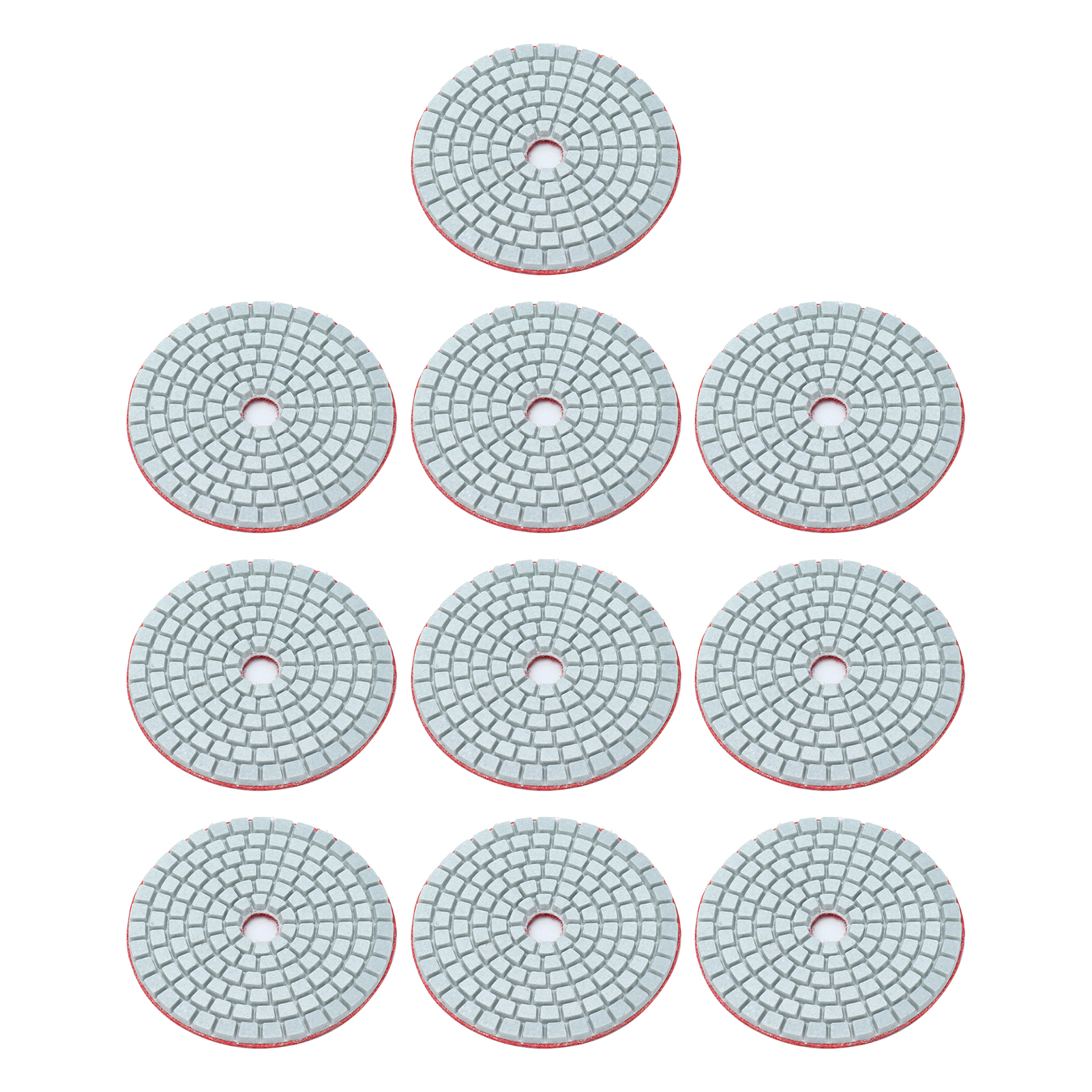 10 Stück 3-zoll-diamant-nasspolierpads, Weiche Schleifscheiben, Polierzubehör Für Granit Und Marmor, Körnung 500