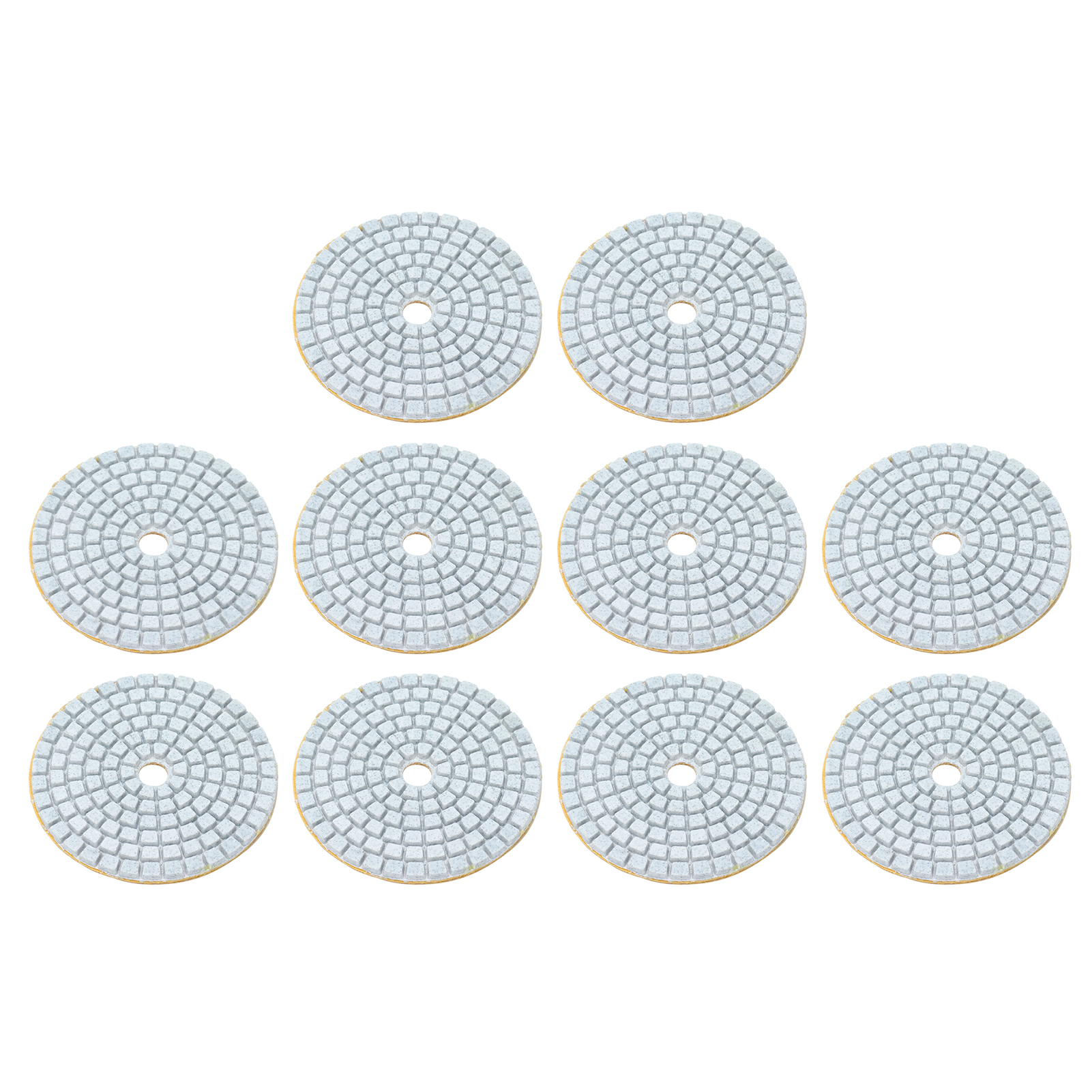 10 Stück 3-zoll-diamant-nasspolierpads, Weiche Schleifscheiben, Polierzubehör Für Granit Und Marmor, Körnung 150