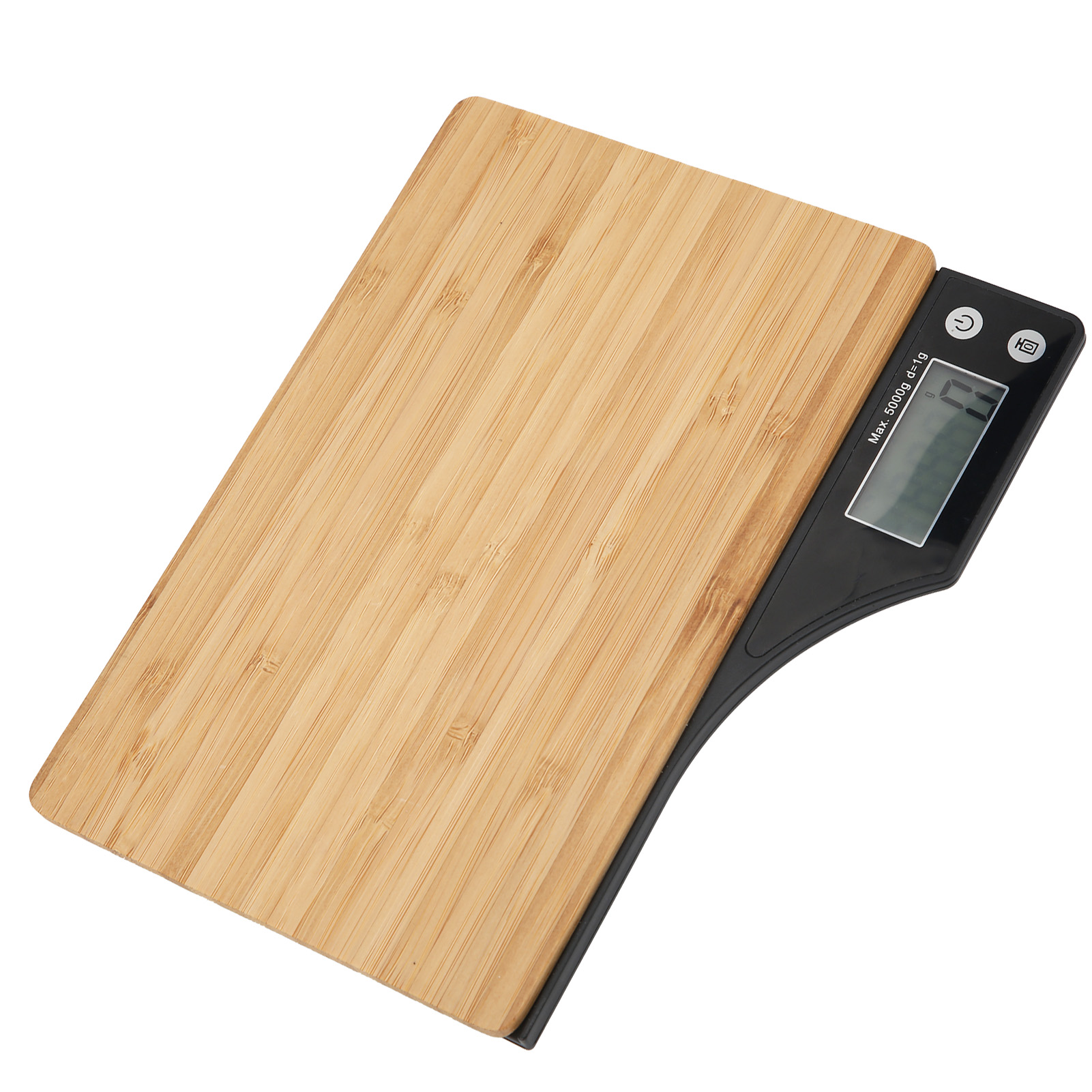 Ty 005 Professionelle Digitale Haushaltswaage Aus Bambus, Elektronische Waage, Wiegefunktion 1 G –5 Kg
