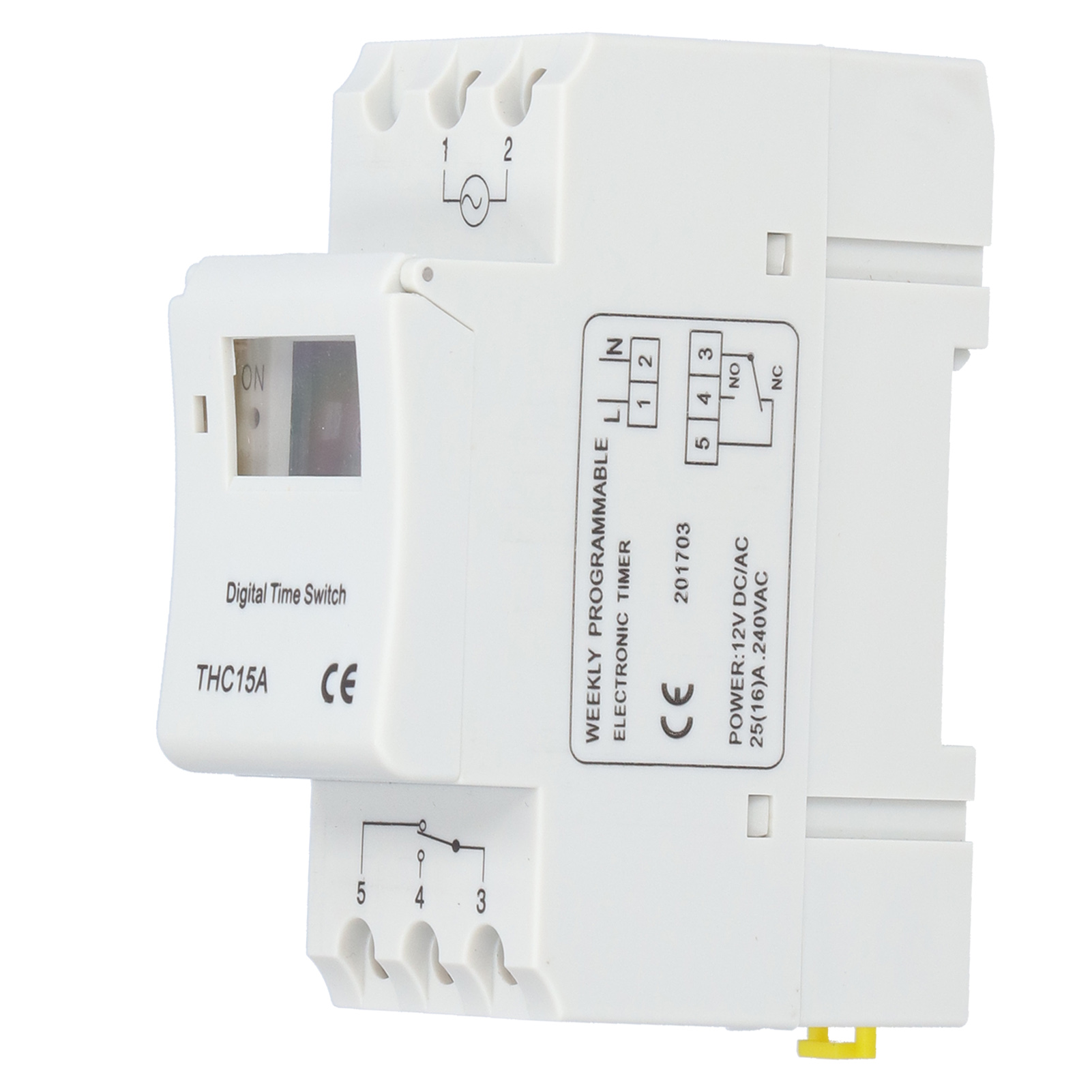 Zeitschaltuhr Mit Robustem Abs-kunststoff, Lcd-anzeige, Wiederaufladbarem Akku Und Zeiteinstellungen Für Elektrische Geräte