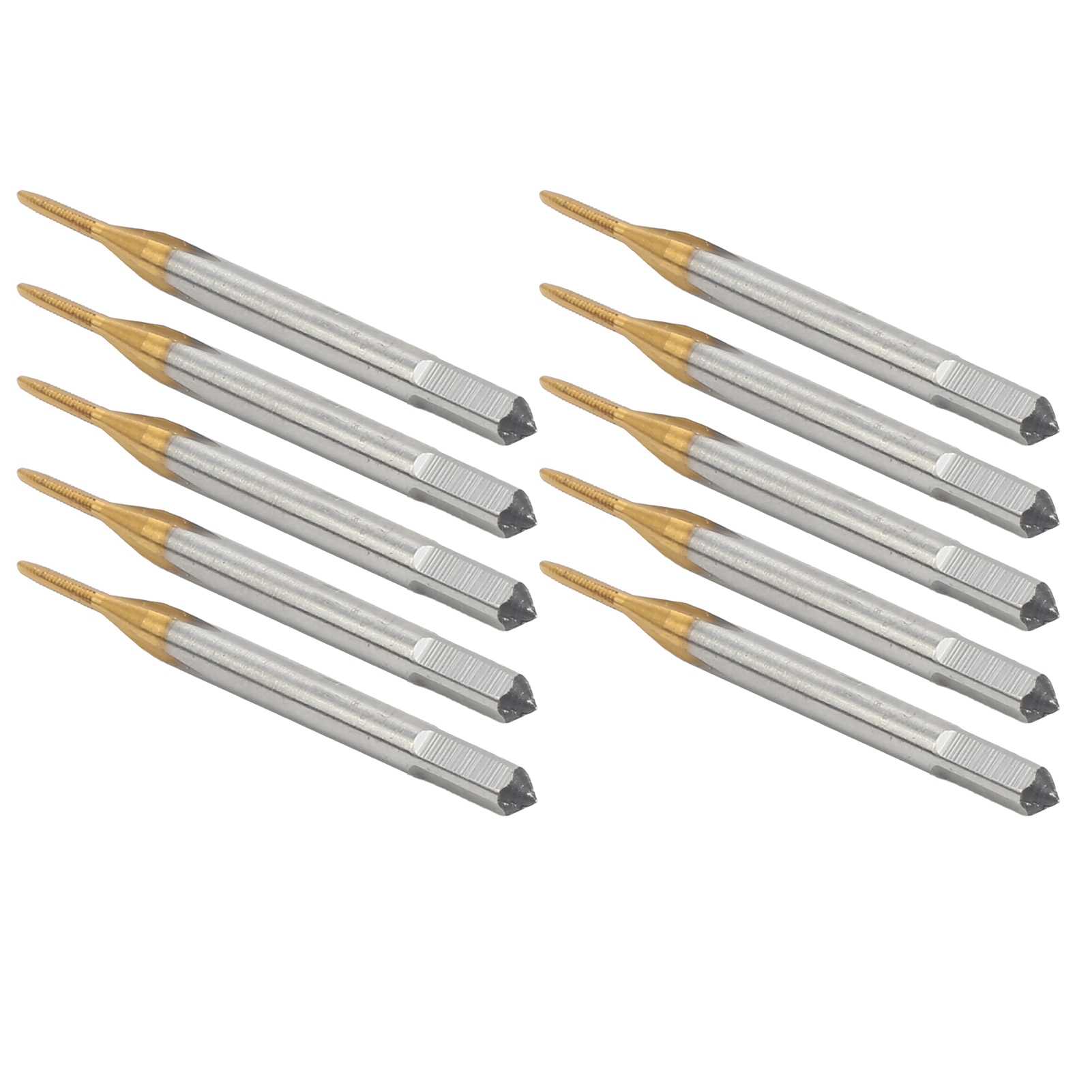 10 Stück M1,1 X 0,25 Gewindebohrer Hss Handwerkzeug Nach Japanischem Standard Für Maschinenbau Und Möbelmontage