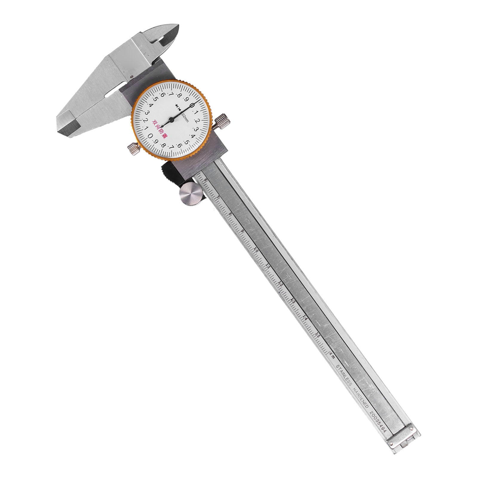 Messschieber Aus Edelstahl, Stoßfest, 0–150 Mm, Nonius-messlehre, Auflösung 0,02 Mm
