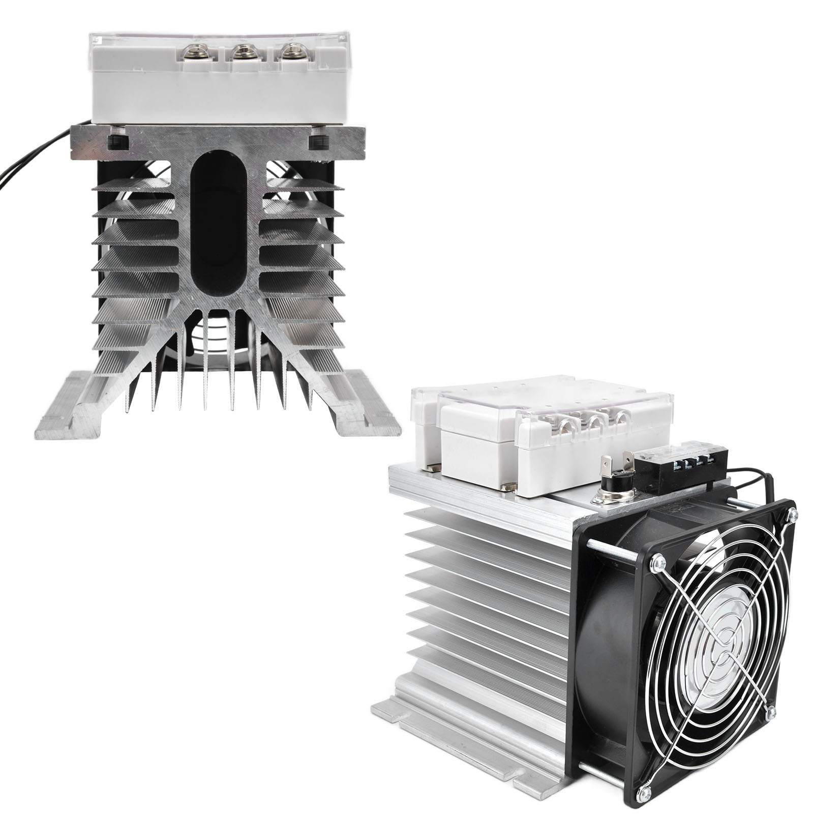 Halbleiterrelais, Verbesserte Automatische 3-phasen-wechselstromrelais Für Motoren Mit Temperaturregelung Tsr-150da-r Mit Kühler