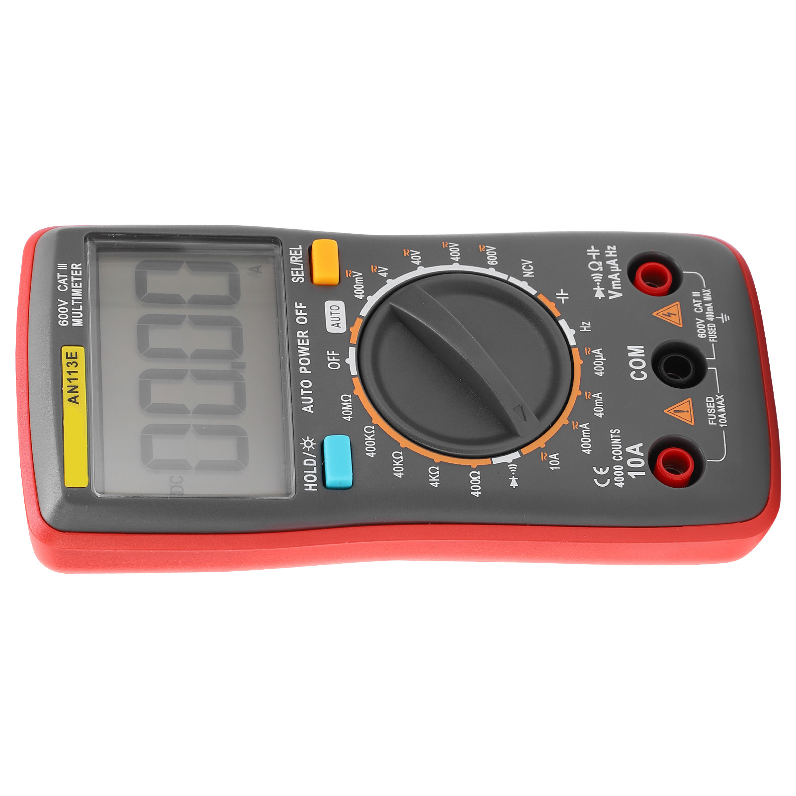 An113e Hand-digitalmultimeter Mit Hintergrundbeleuchteten Messleitungen Für Labor Und Ausbildung (factoryred)