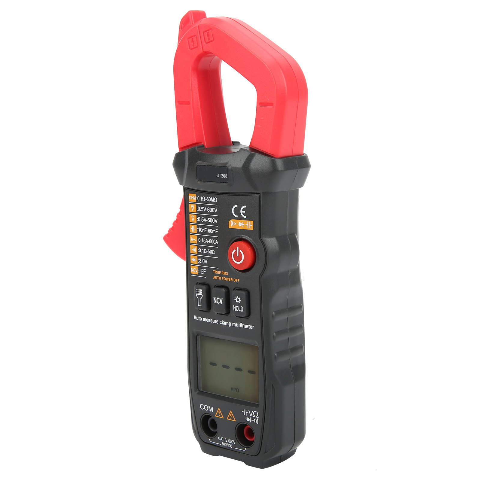 St208 Vollautomatisches Digitales Zangenmessgerät Multimeter Ac/dc Spannungs-, Widerstands- Und Kapazitätstester