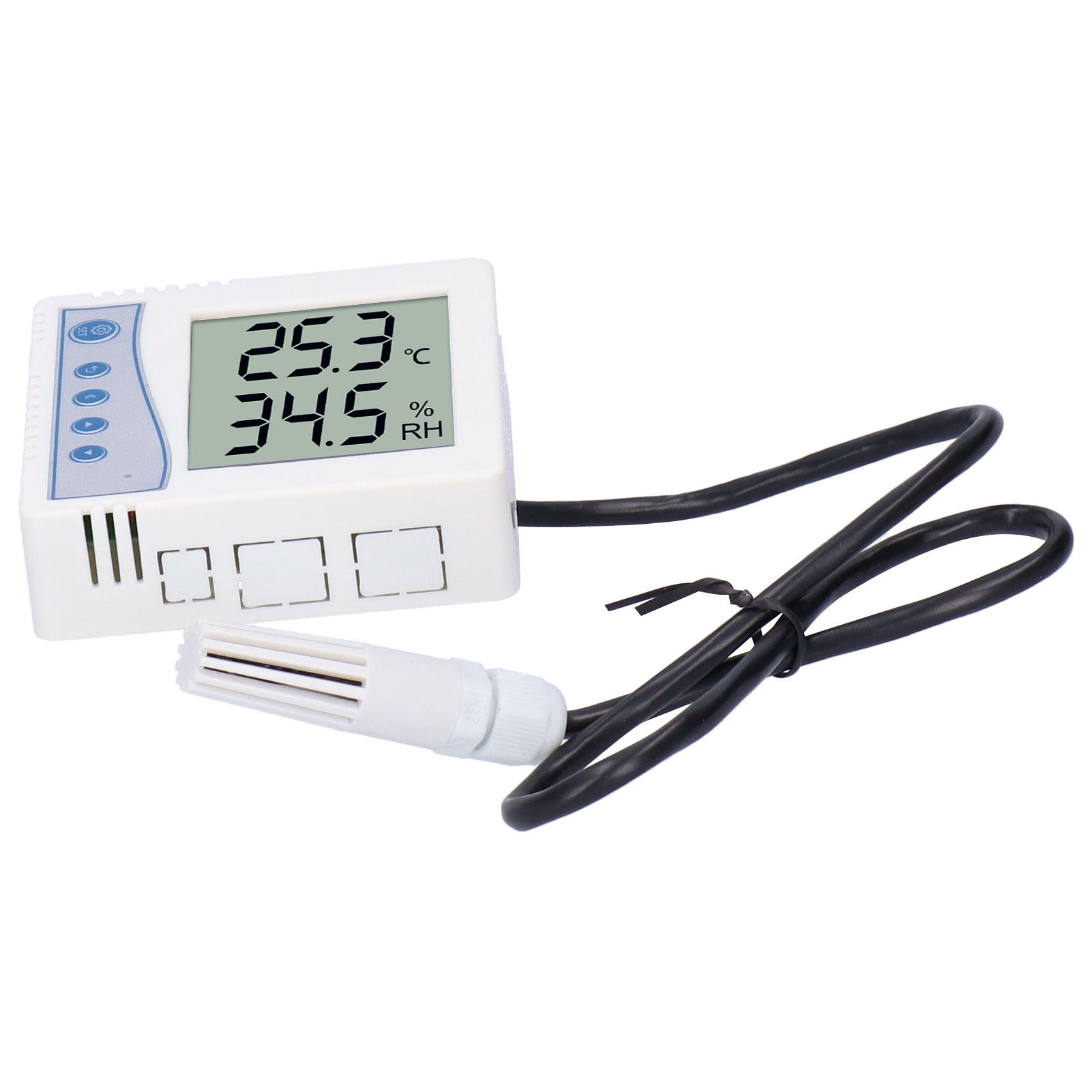 Temperatur- Und Feuchtigkeitstransmitter Mit Elektronischem Sensor, Hochpräzisem Lcd-display Und Sonde/analoganschluss