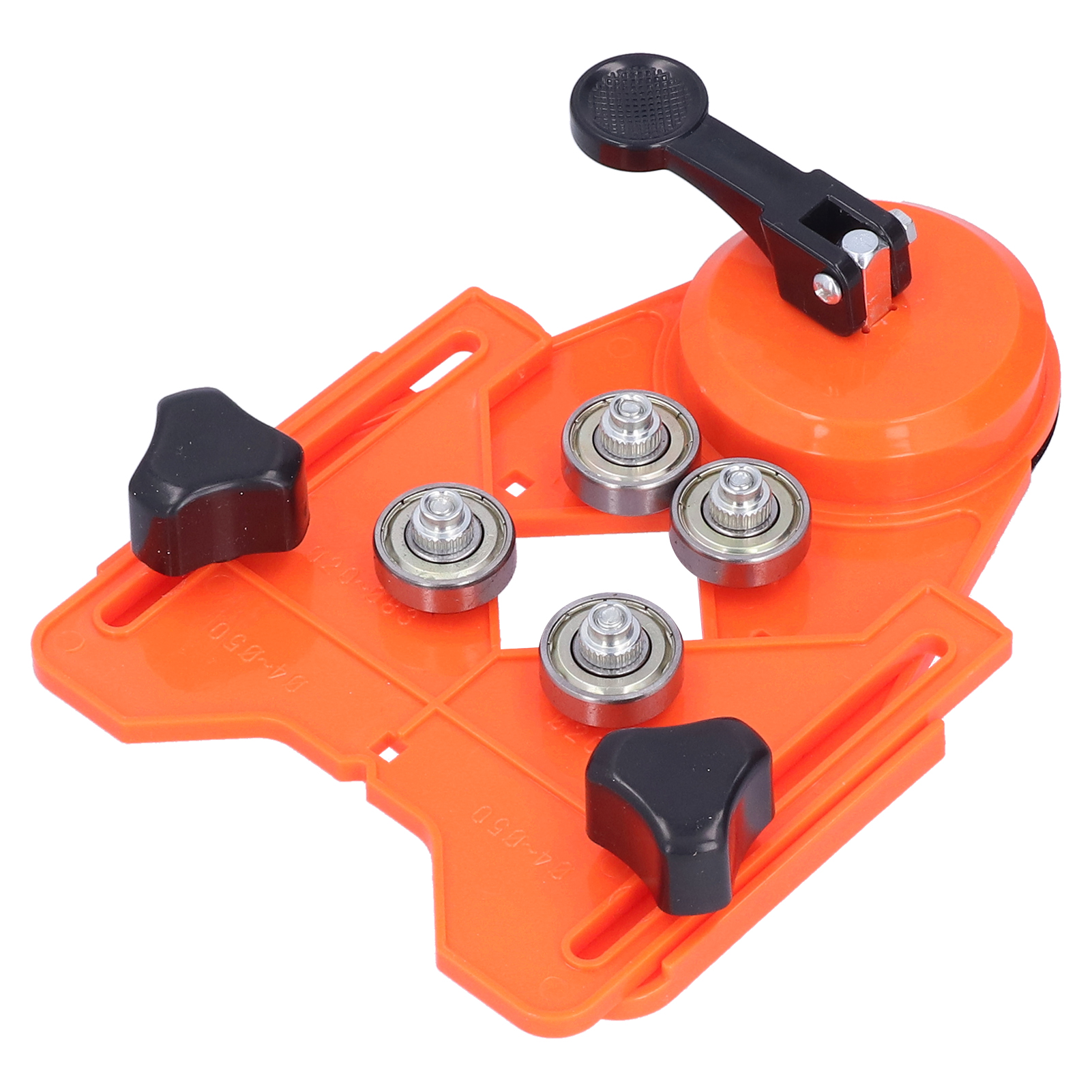 Hohlbohrer-set Mit Diamantbohrern Und Fliesenöffner Inklusive Führungsvorrichtung Für Keramik (orange)