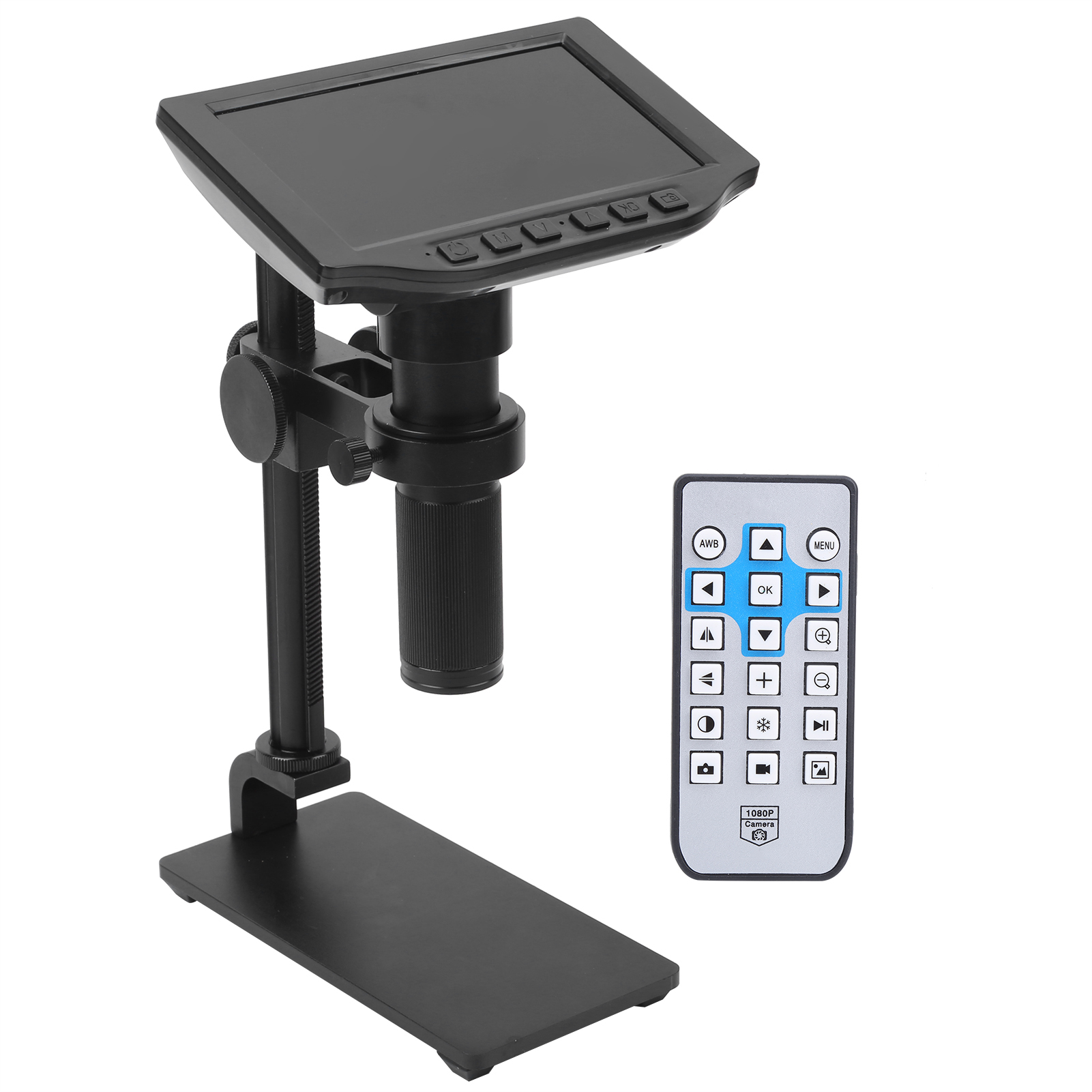 5-zoll-hdmi-mikroskopkamera (24 Mp, 1080p) Für Die Reparatur Von Handy-leiterplatten (smd, Cpu), Eu-stecker, Ac 100–240 V