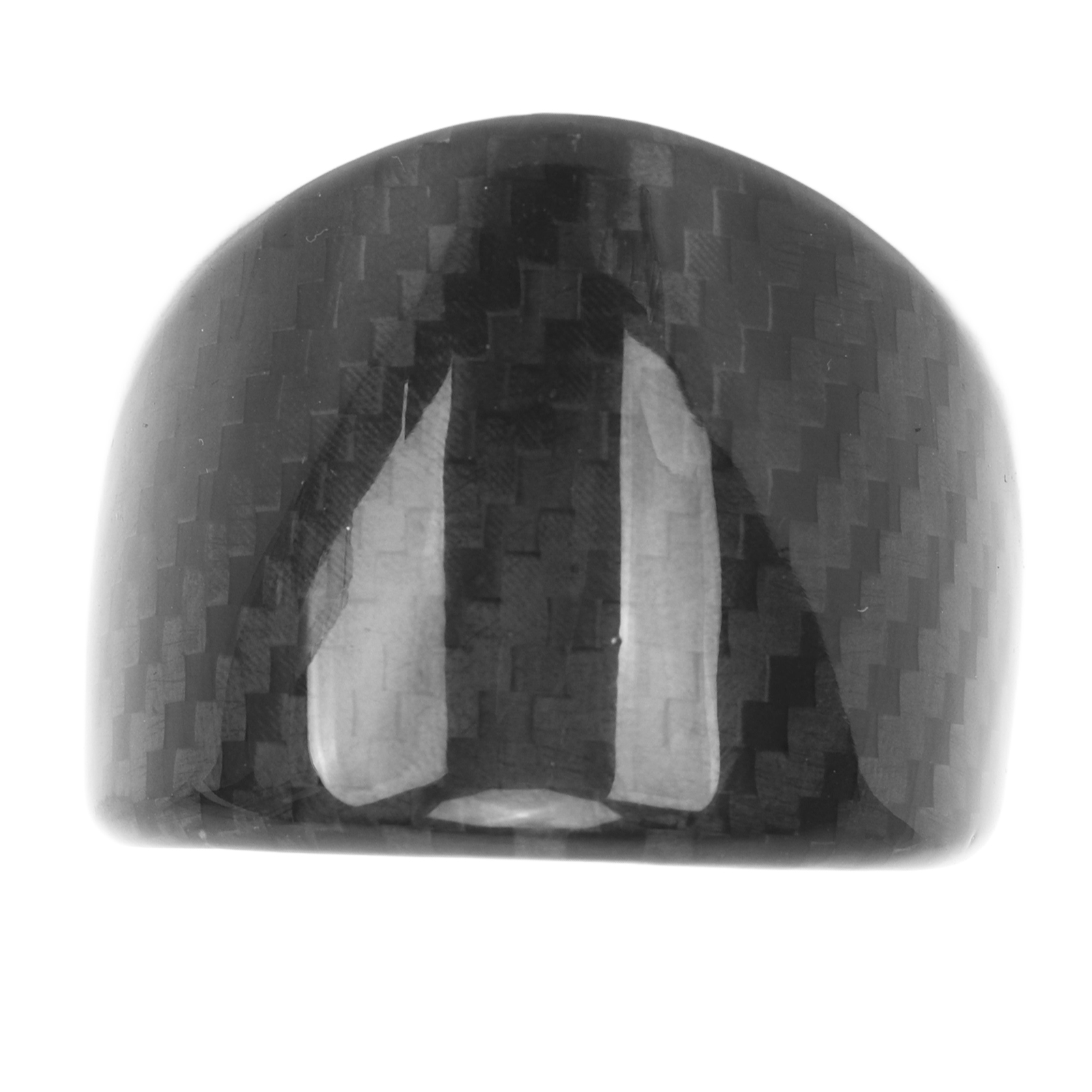 Schaltknaufabdeckung Aus Carbonfaser Mit Transparenter Textur Als Ersatz Für Cooper R55 R56 R57 R58 R59 R60 R61