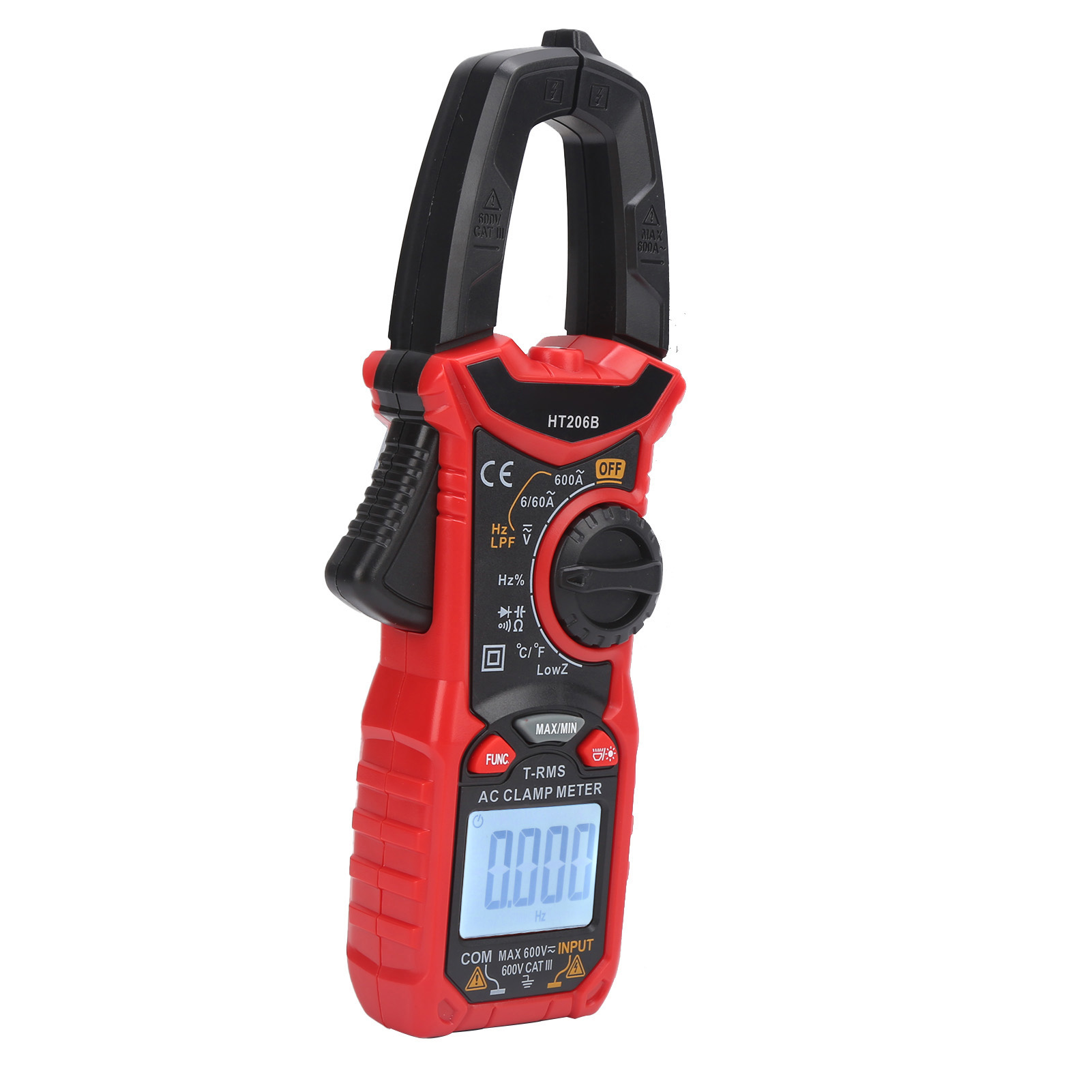 Ht206b 600v 600a Zangenmultimeter, Multifunktions-stromprüfer Und Spannungsmesser Für Den Außenbereich