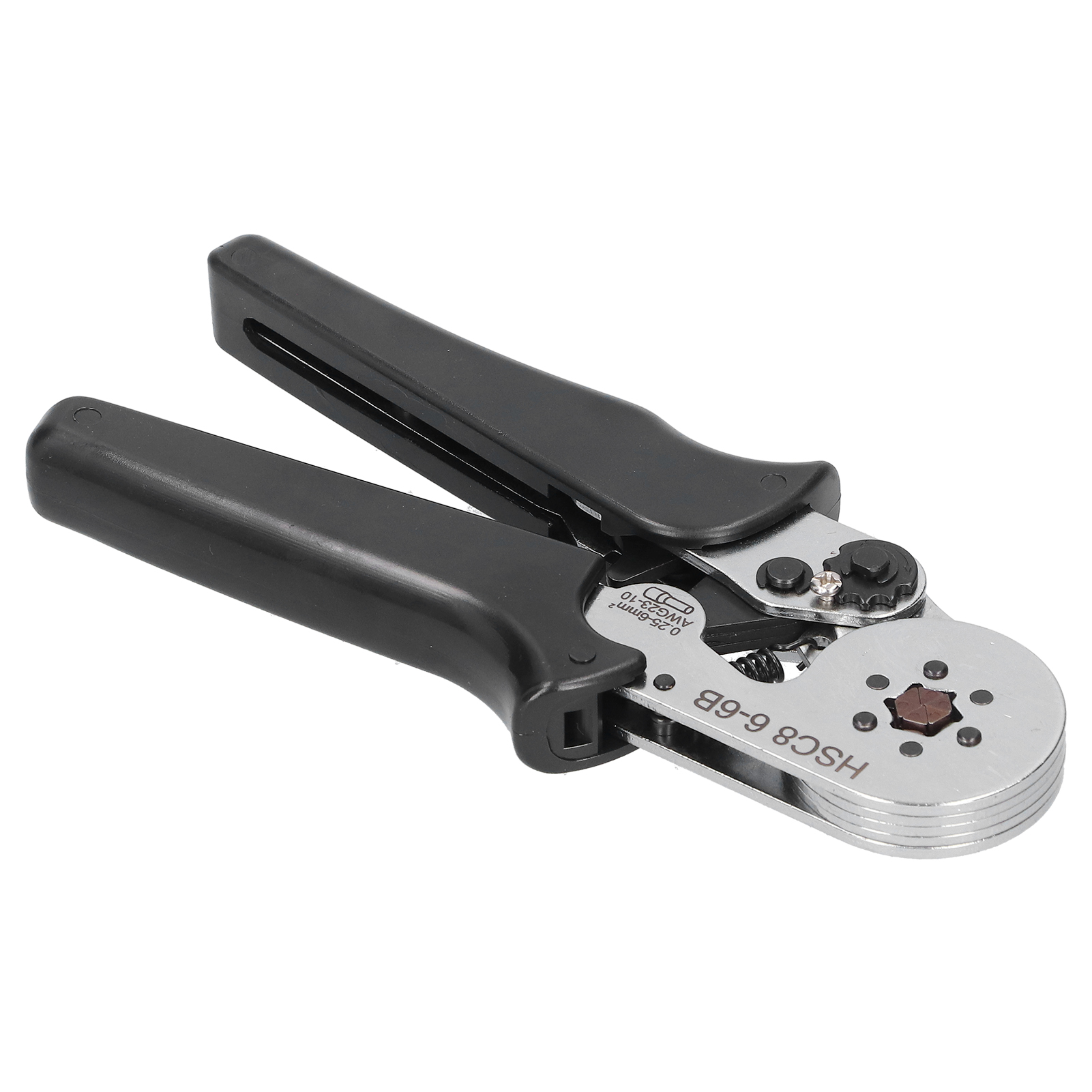 Mini-crimpzange, Selbstjustierend, Handcrimpwerkzeug Für Drähte 0,25–6 Mm² Awg23–10 Hsc8 6–6b