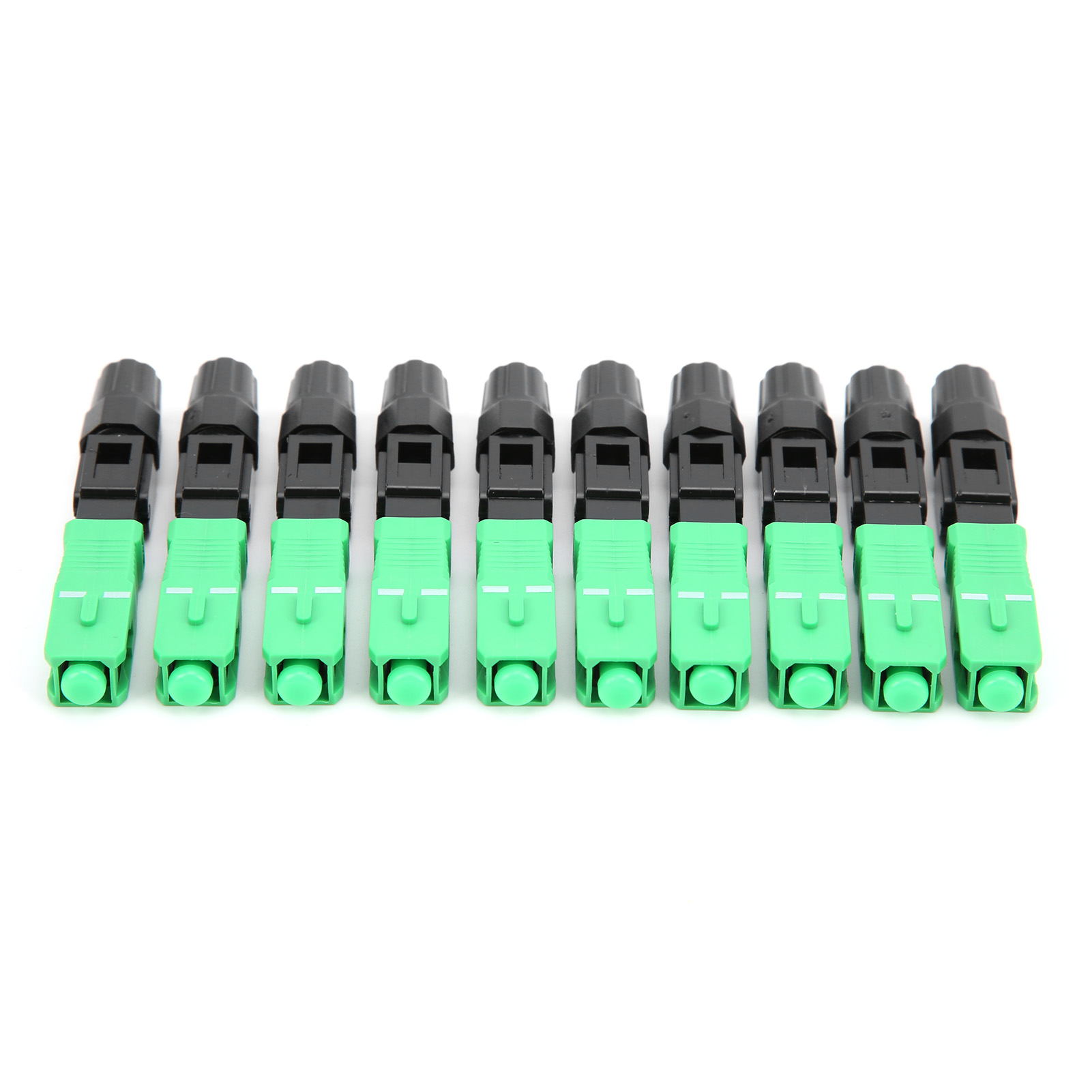 50 Stück Glasfaser-schnellverbinderadapter Sc/apcc Für Optische Glasfaserkommunikation (grün)